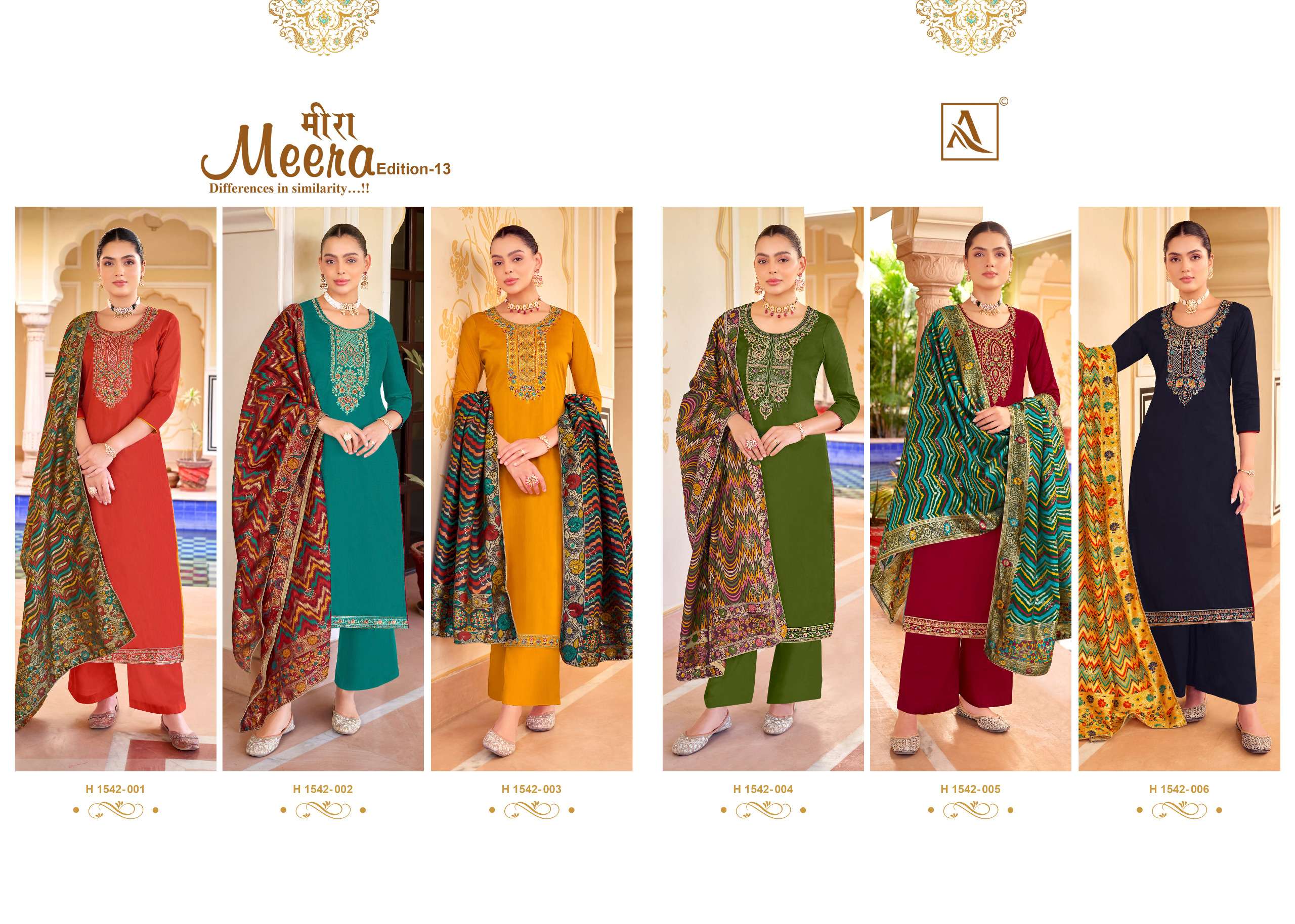 ALOK SUITS MEERA EDITION VOL 13
