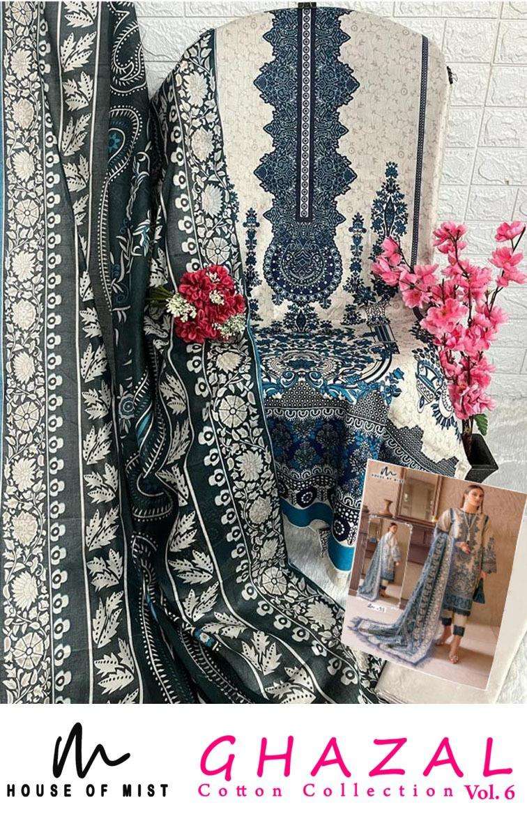 HOUSE OF MIST GHAZAL COTTON COLLECTION VOL 6