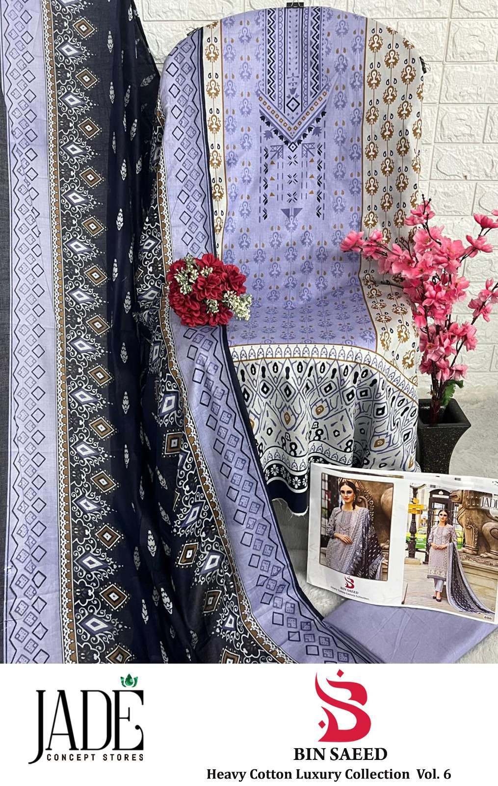JADE BIN SAEED HEAVY COTTON LUXURY COLLECTION VOL 6 