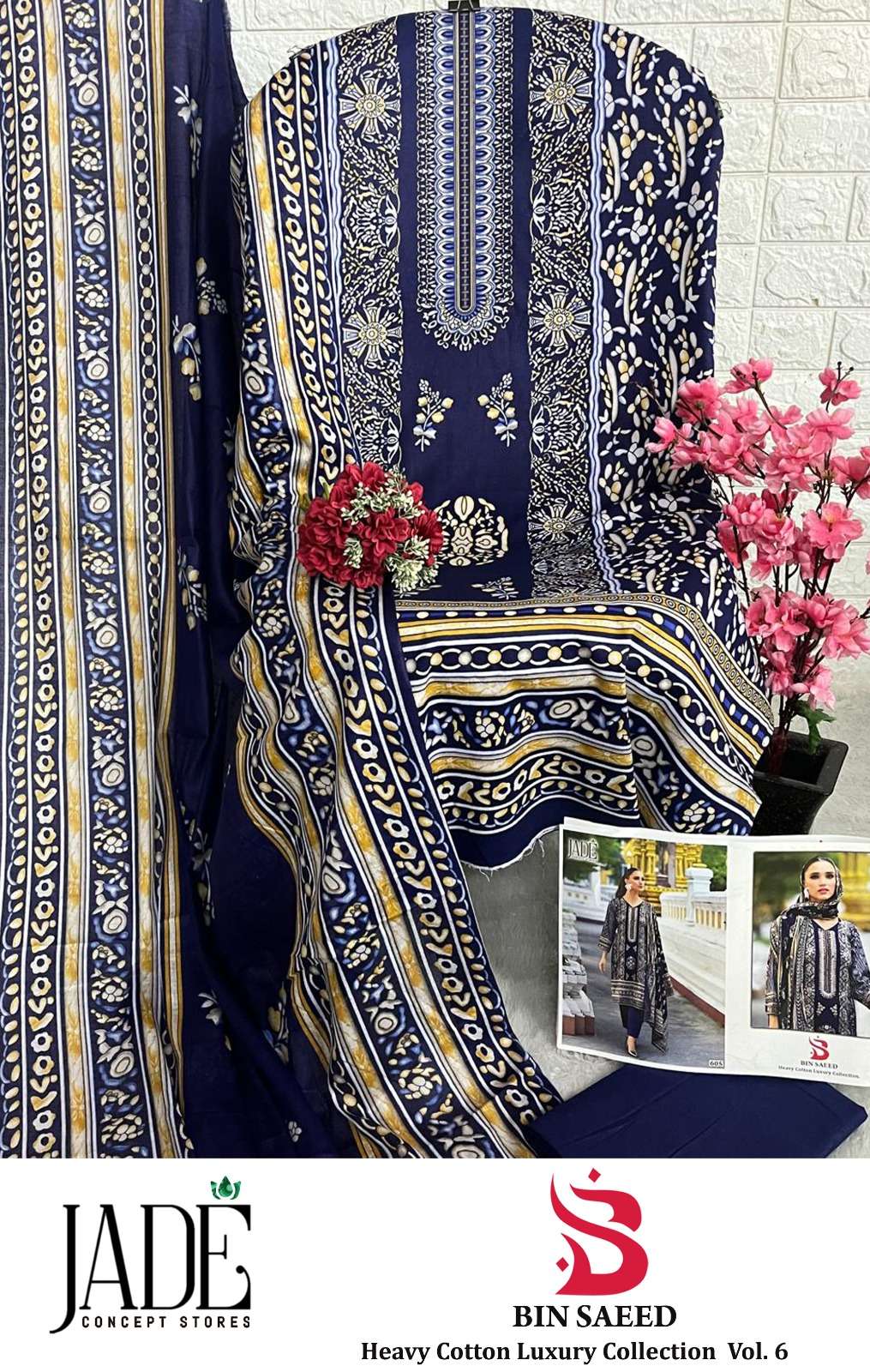 JADE BIN SAEED HEAVY COTTON LUXURY COLLECTION VOL 6 