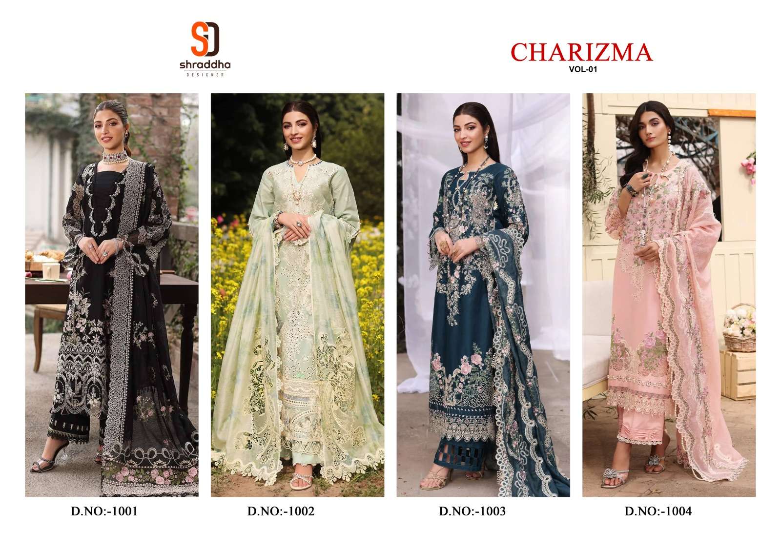 SHRADDHA DESIGNER CHARIZMA VOL 1