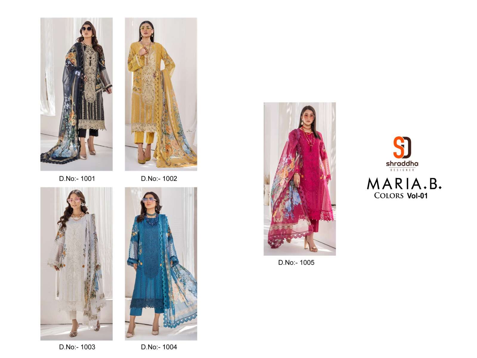 SHRADDHA DESIGNER MARIA B COLORS VOL 1