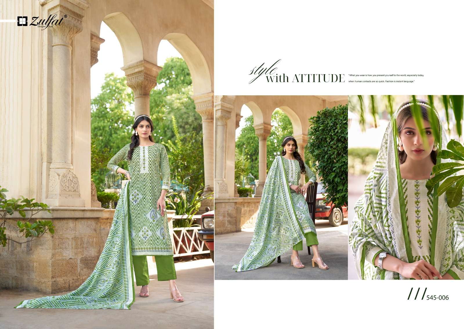 ZULFAT DESIGNER SUITS FARHANA VOL 5