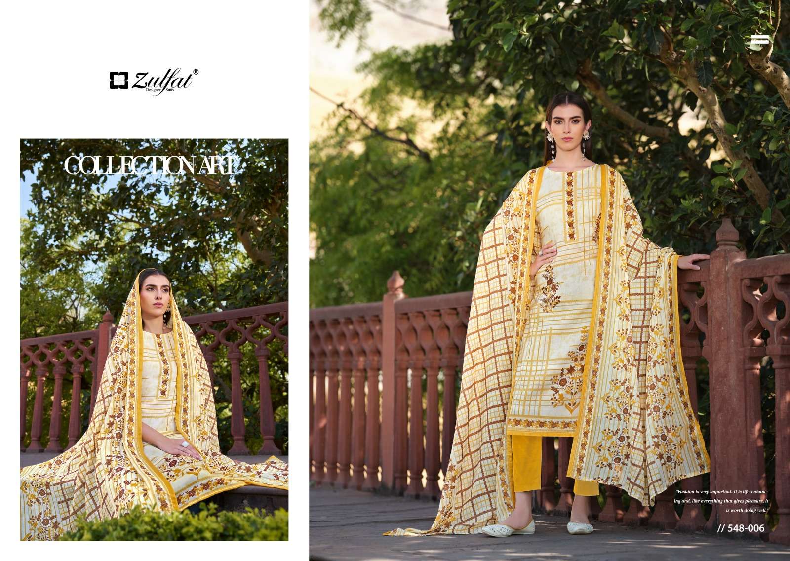 ZULFAT DESIGNER SUITS FARHANA VOL 6 