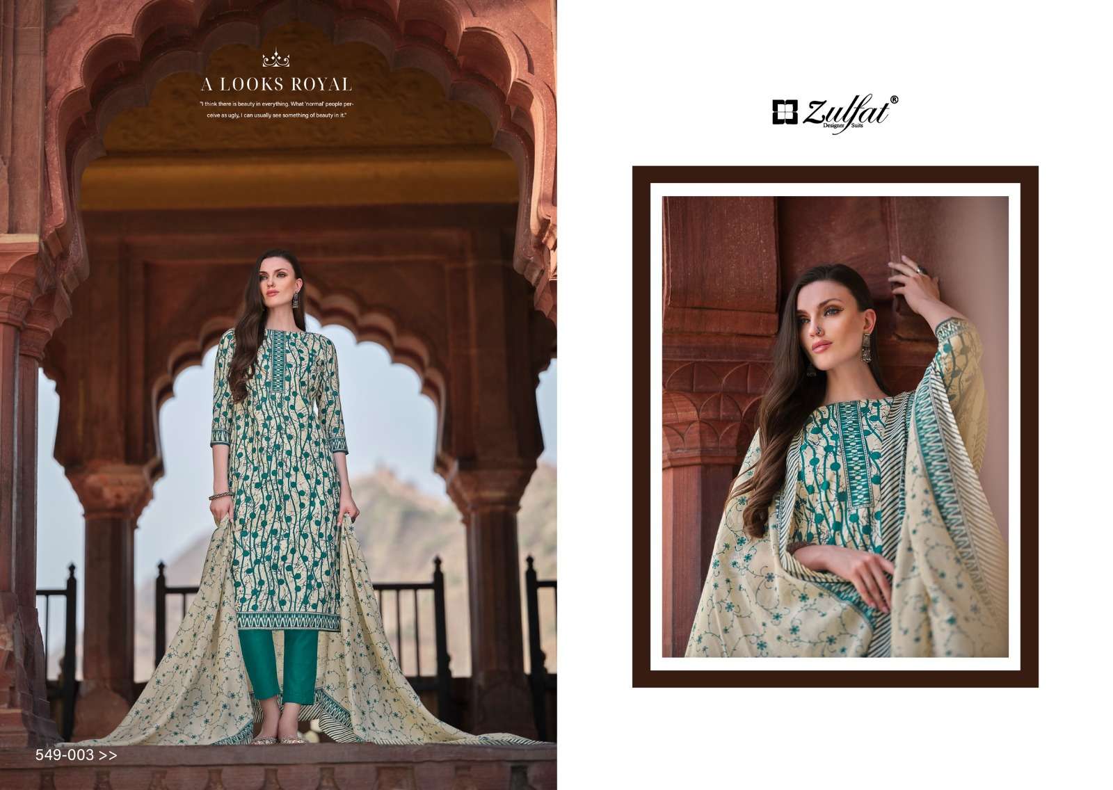 ZULFAT DESIGNER SUITS NAZRANA VOL 2