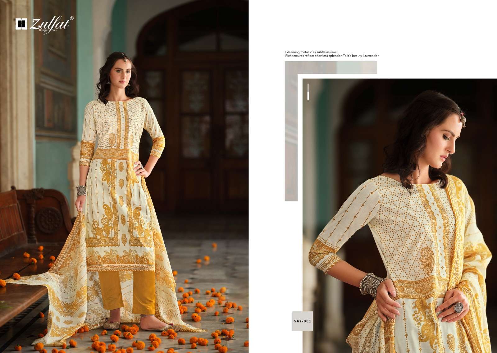 ZULFAT DESIGNER SUITS ZOHRA 