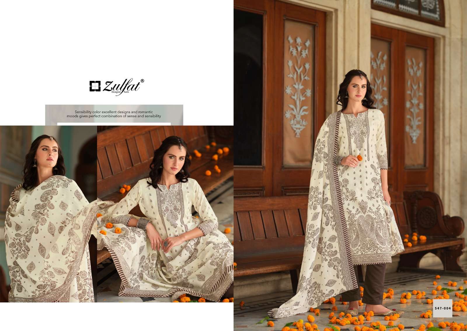 ZULFAT DESIGNER SUITS ZOHRA 