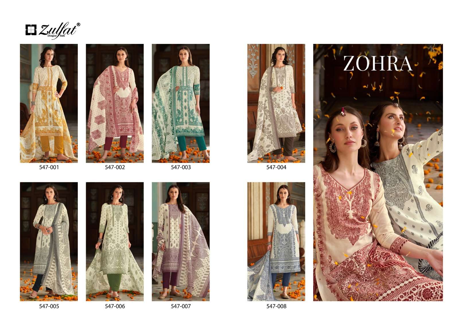 ZULFAT DESIGNER SUITS ZOHRA 
