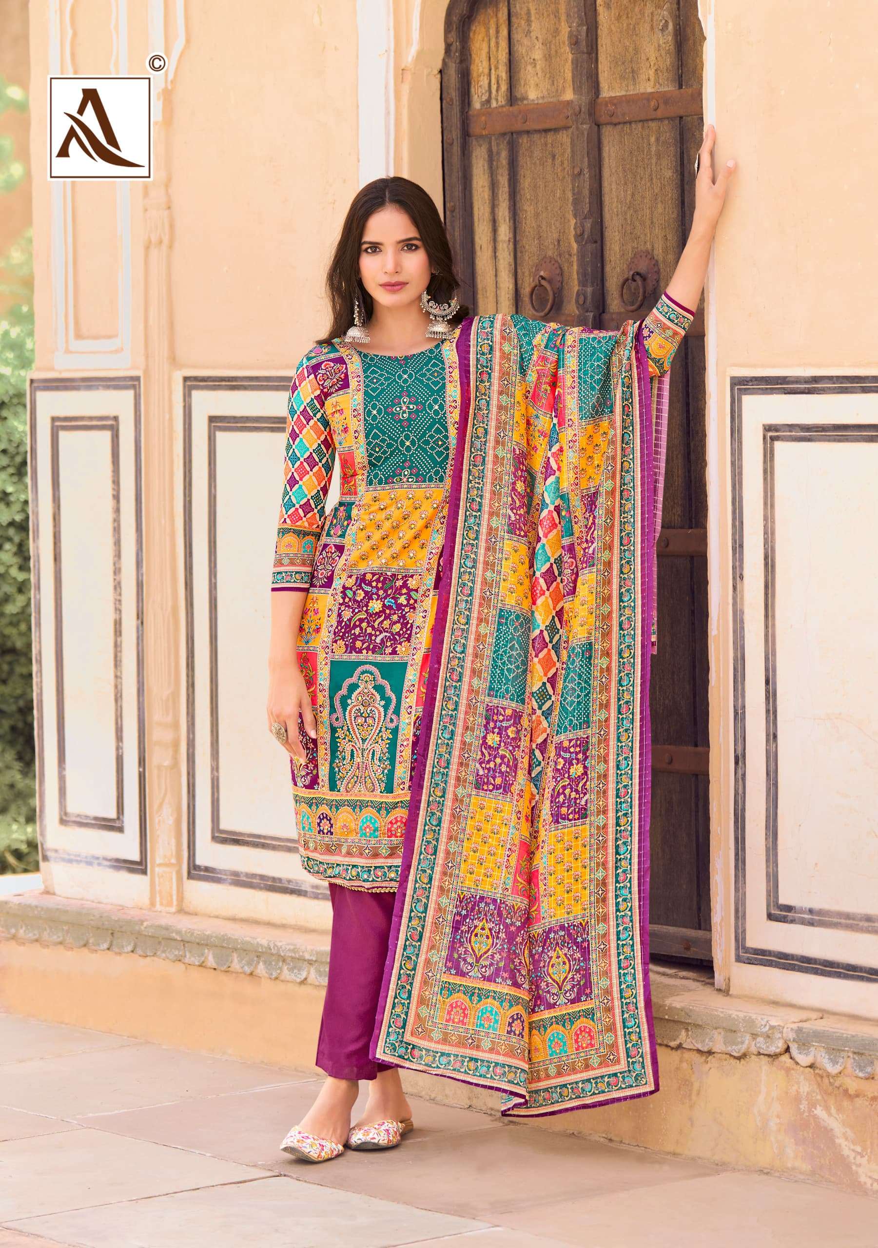 ALOK SUITS BELLA VOL 8 