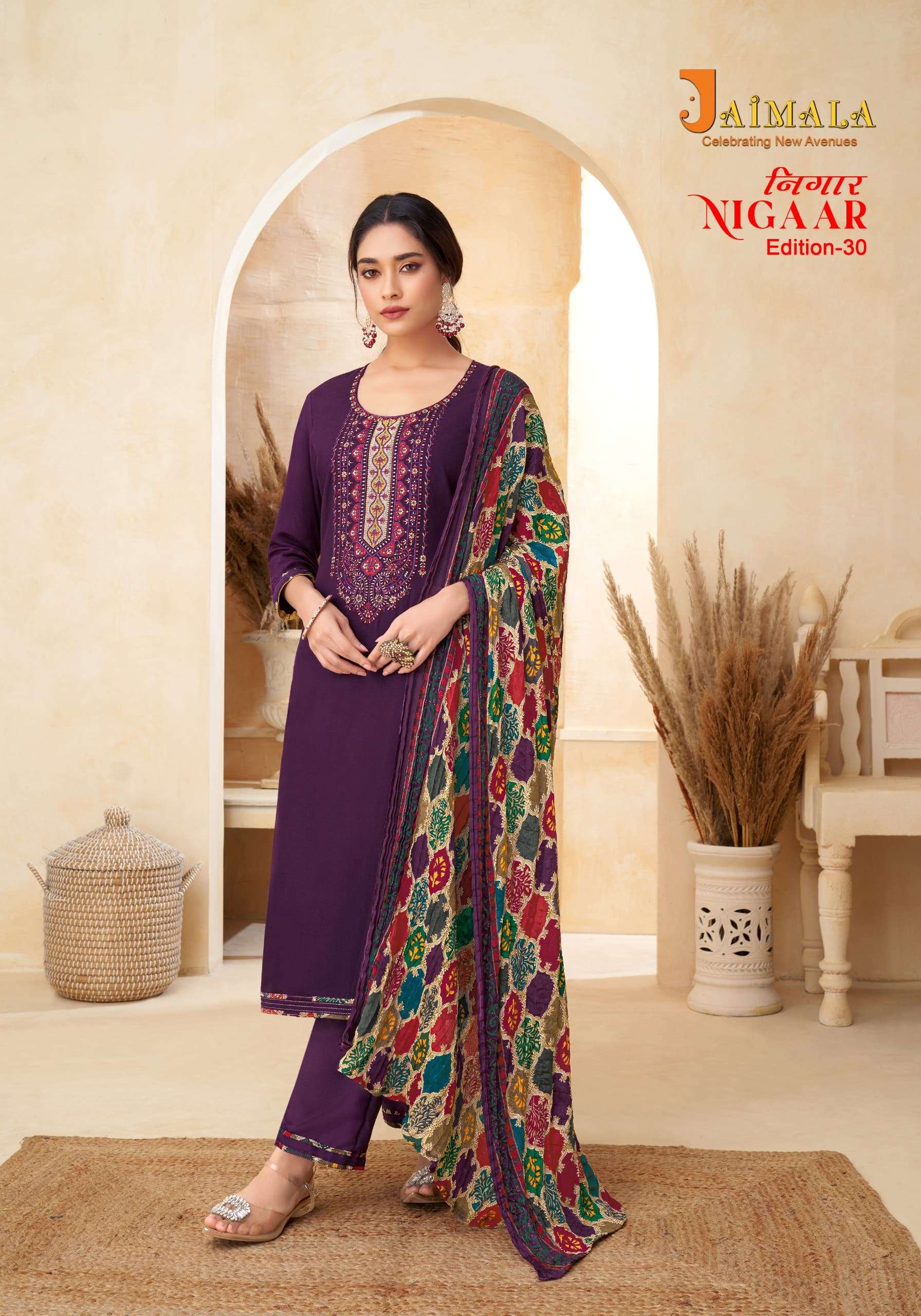 ALOK SUITS JAIMALA NIGAAR VOL 30 