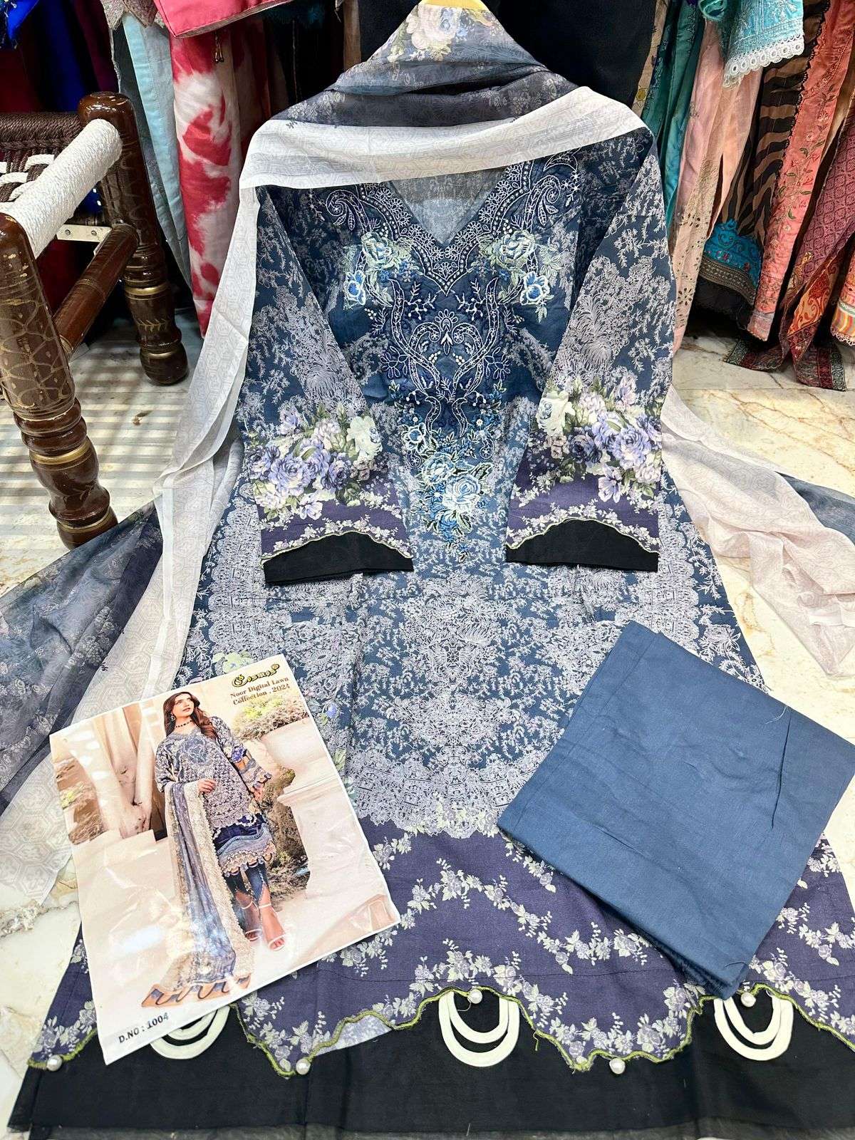 COSMOS FASHION NOOR DIGITAL LAWN COLLECTION 24 