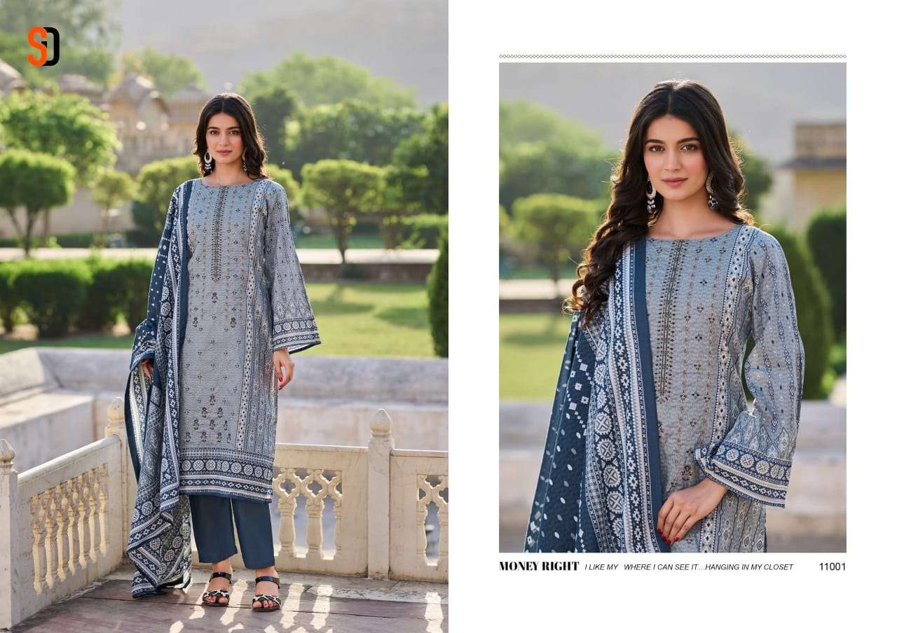 SHARADDHA DESIGNER BIN SAEED LAWN COLLECTION VOL 11