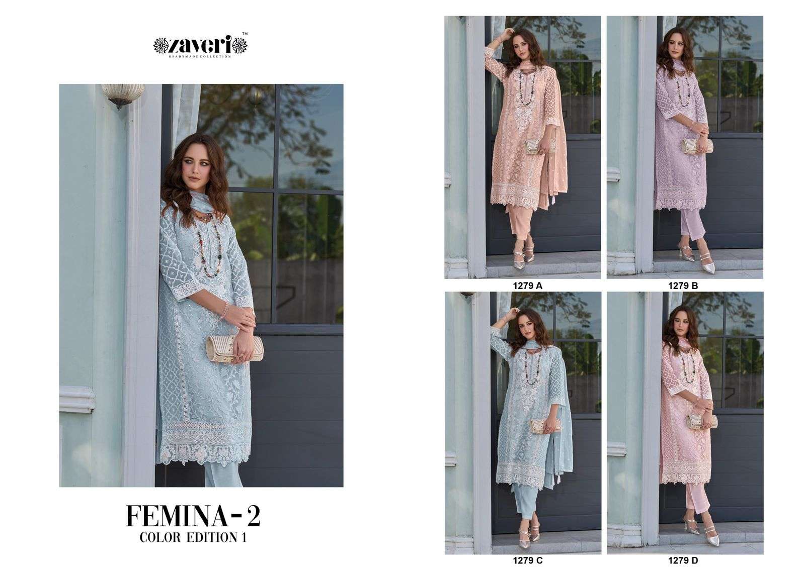ZAVERI WOMEN BEAUTY FEMINA 2  COLOR EDITION VOL 1
