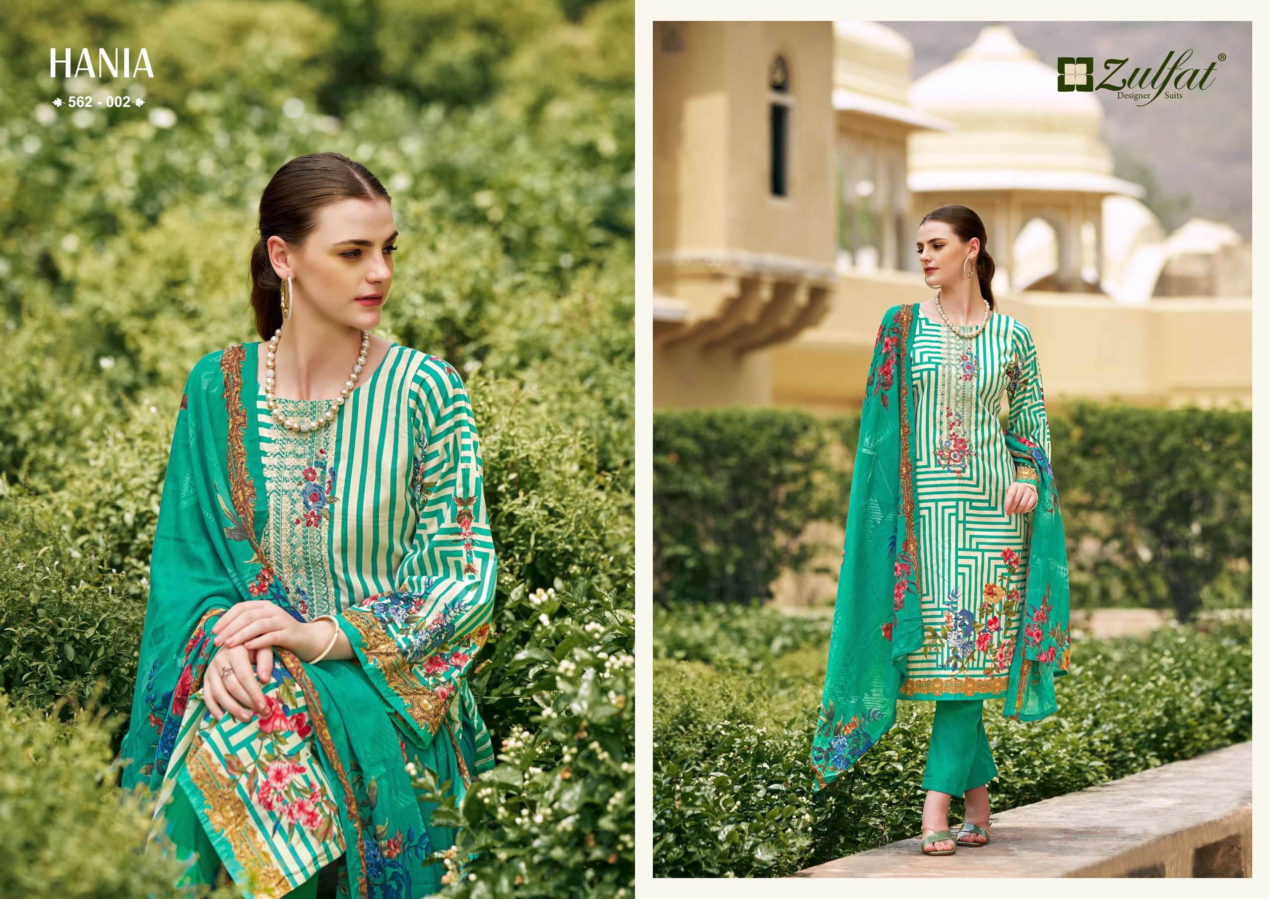 ZULFAT DESIGNER SUITS HANIA 