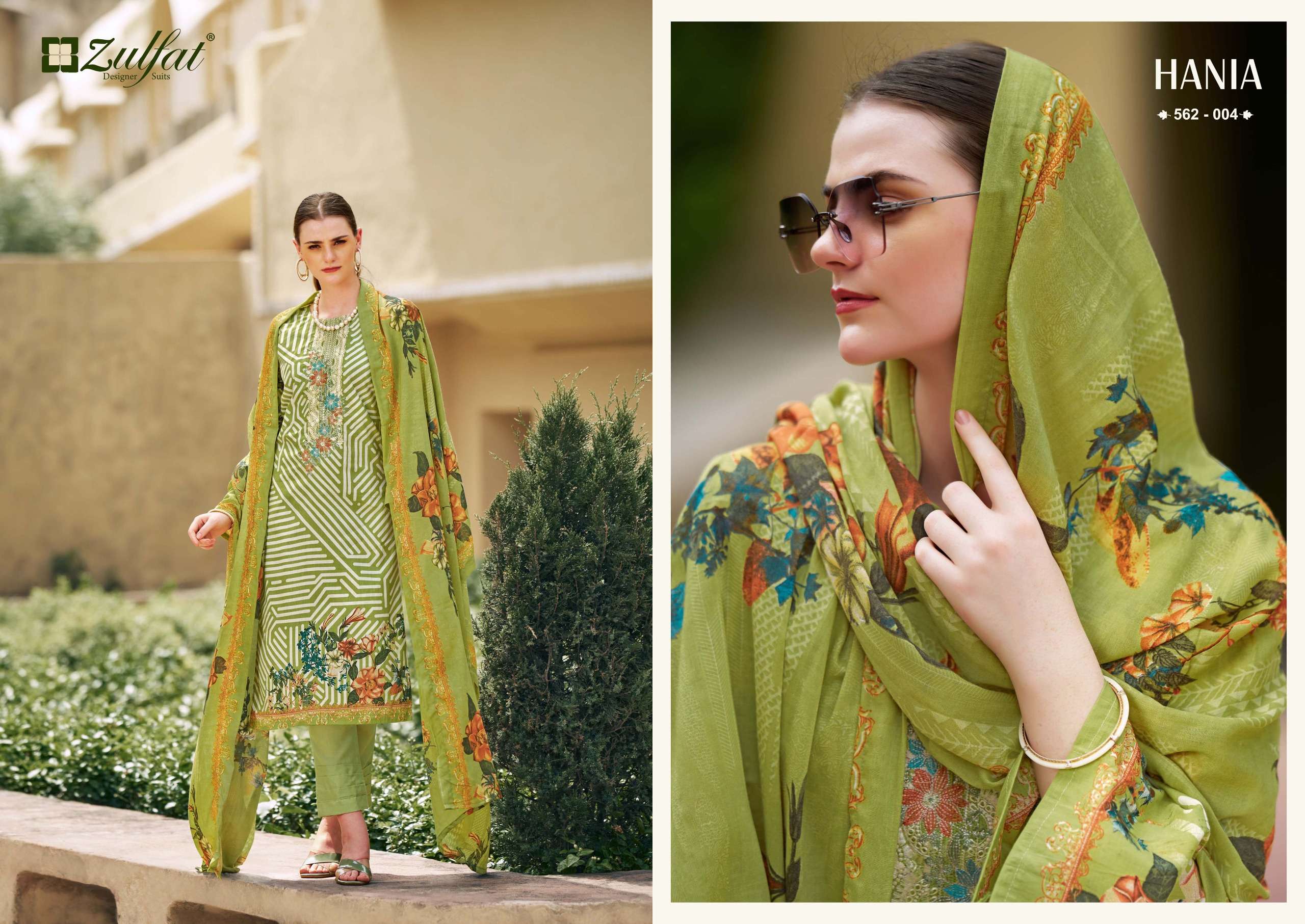 ZULFAT DESIGNER SUITS HANIA 