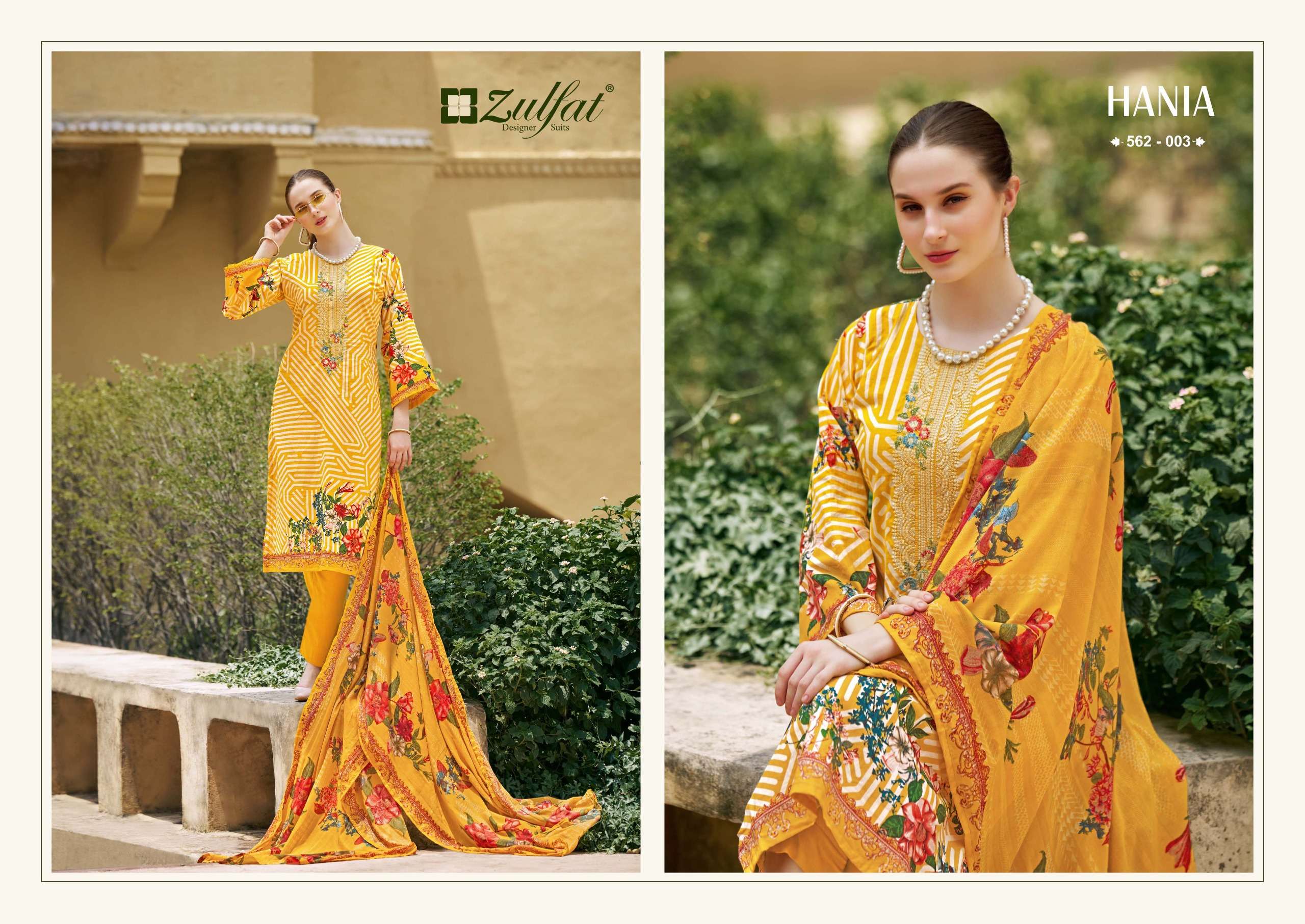 ZULFAT DESIGNER SUITS HANIA 