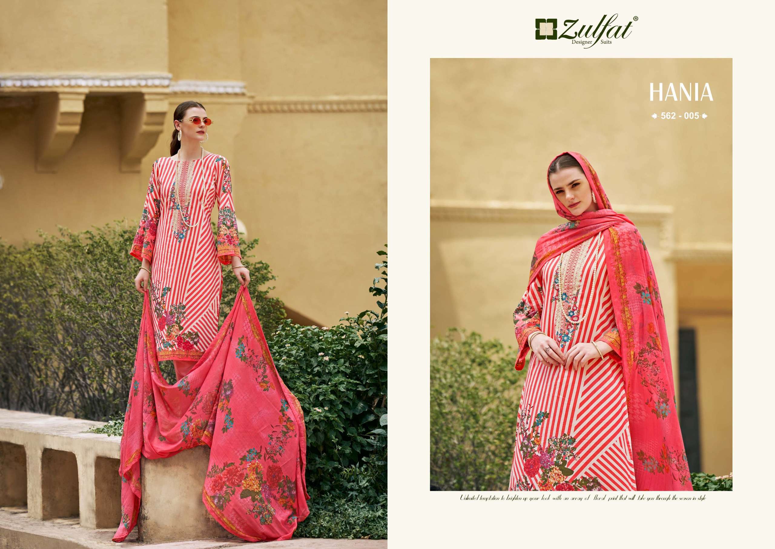 ZULFAT DESIGNER SUITS HANIA 