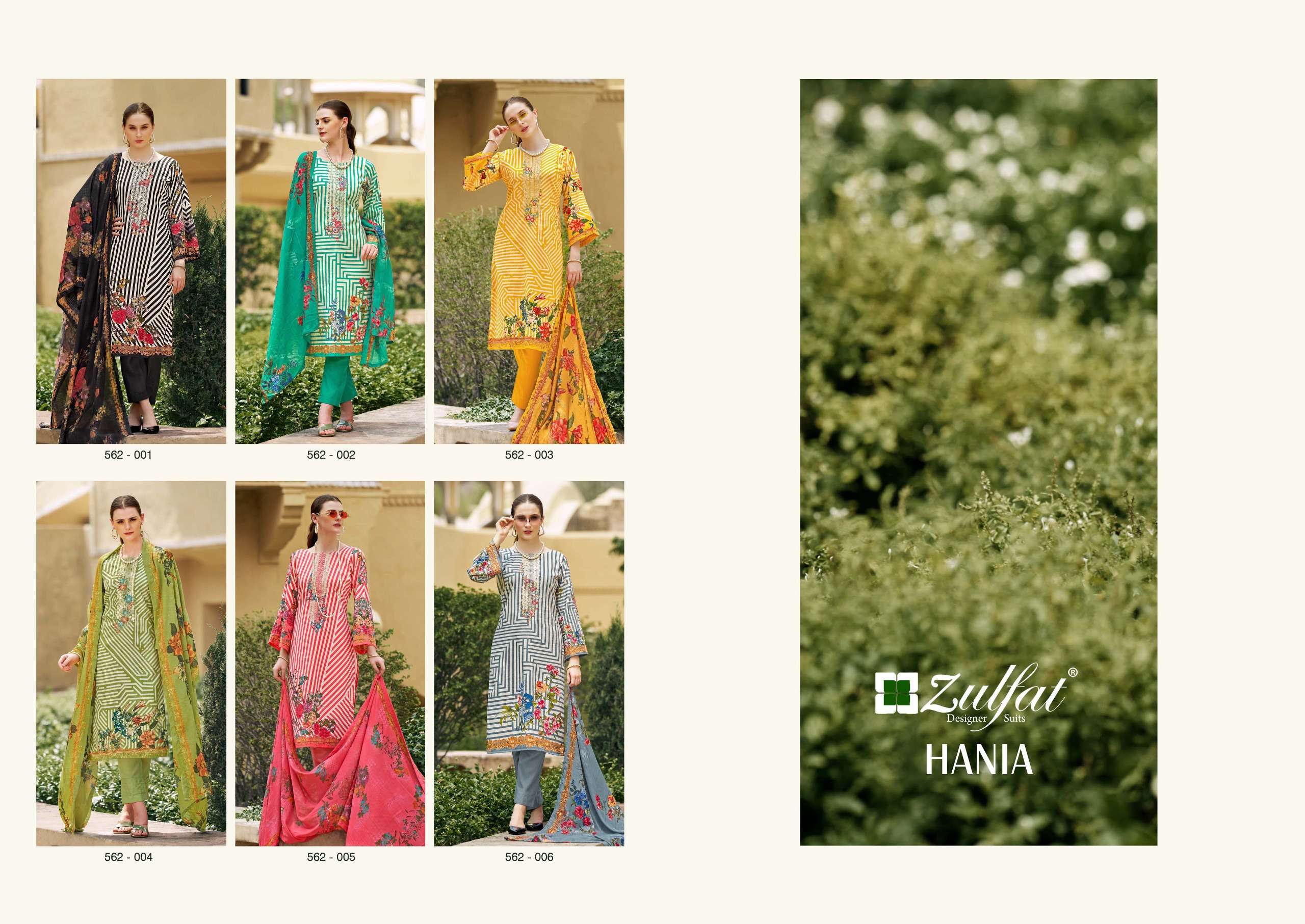 ZULFAT DESIGNER SUITS HANIA 