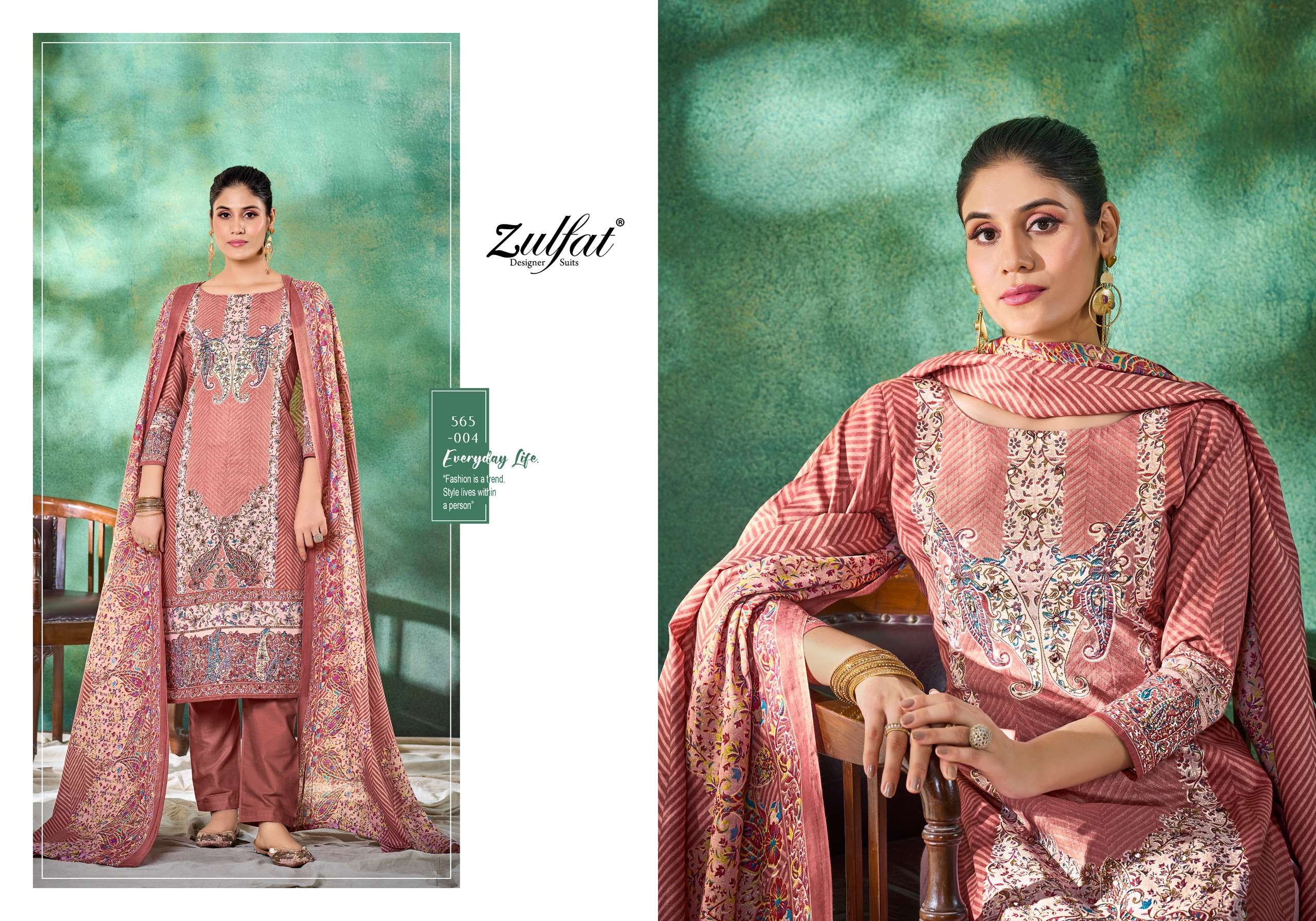 ZULFAT DESIGNER SUITS TANIA VOL 3 
