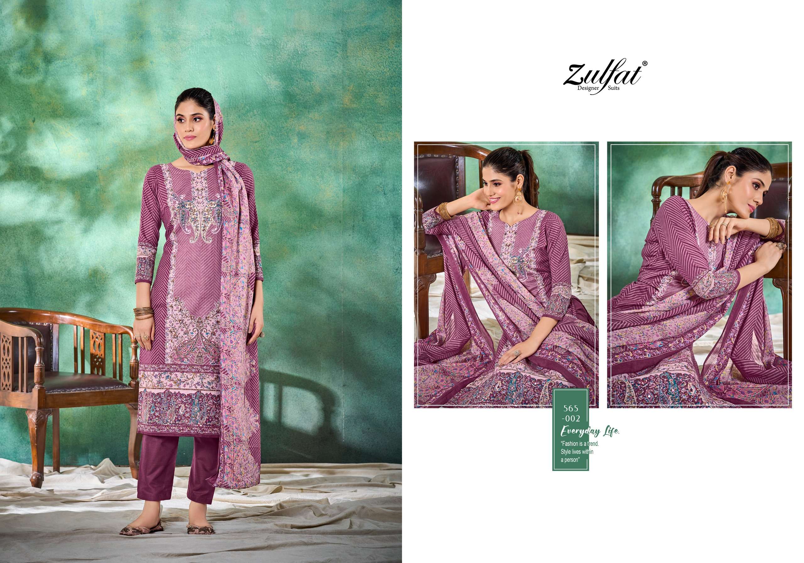 ZULFAT DESIGNER SUITS TANIA VOL 3 