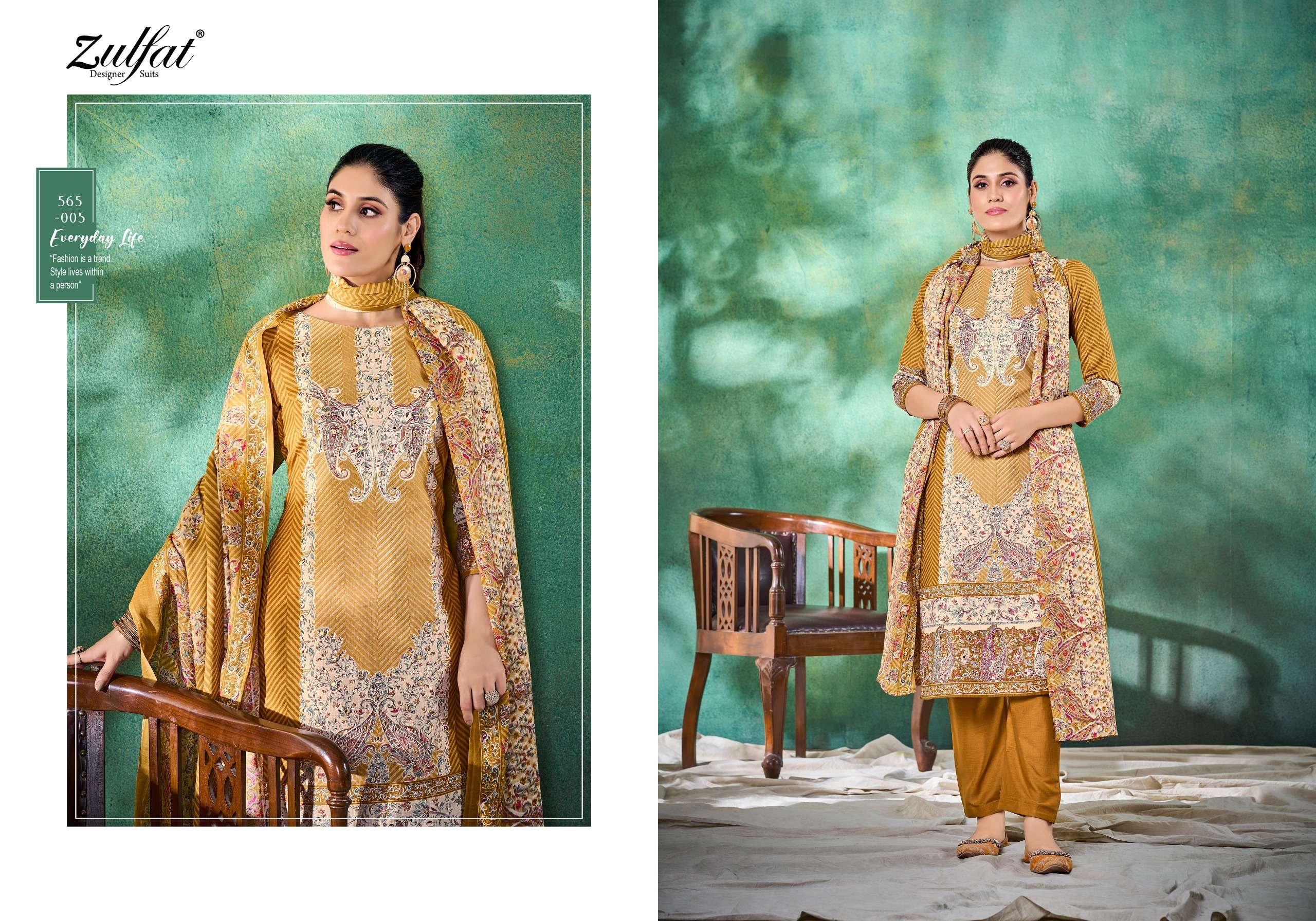 ZULFAT DESIGNER SUITS TANIA VOL 3 
