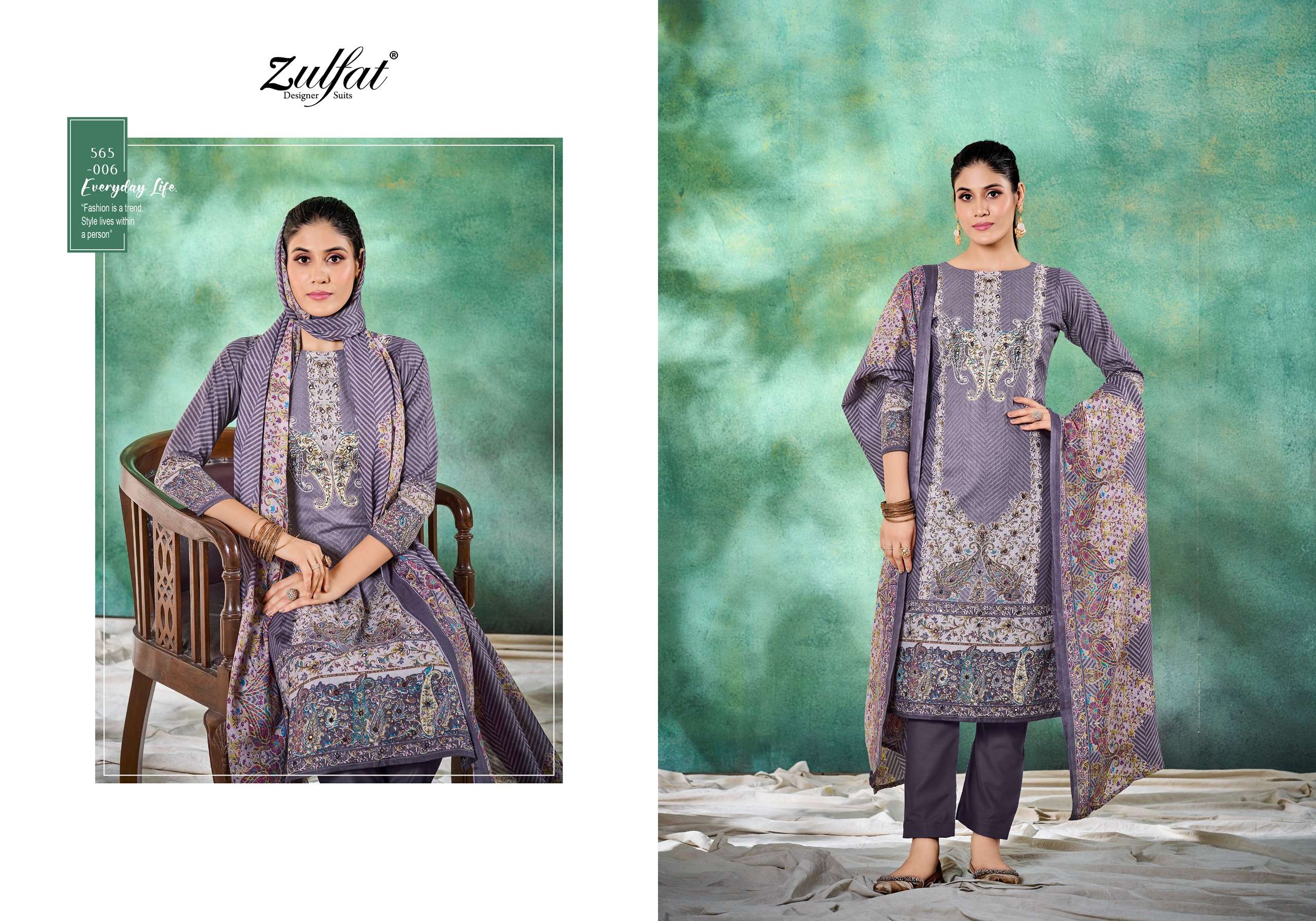 ZULFAT DESIGNER SUITS TANIA VOL 3 