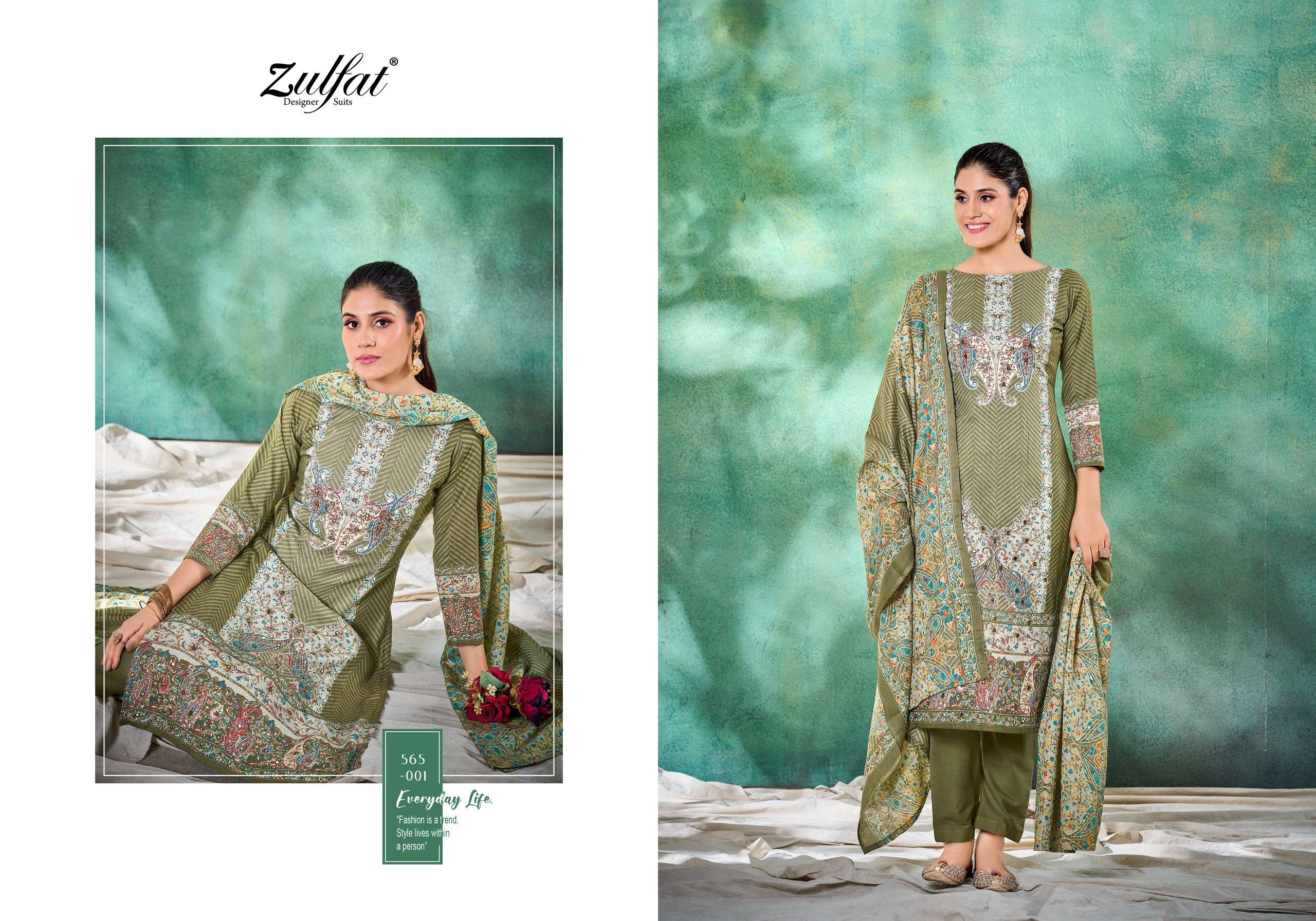 ZULFAT DESIGNER SUITS TANIA VOL 3 