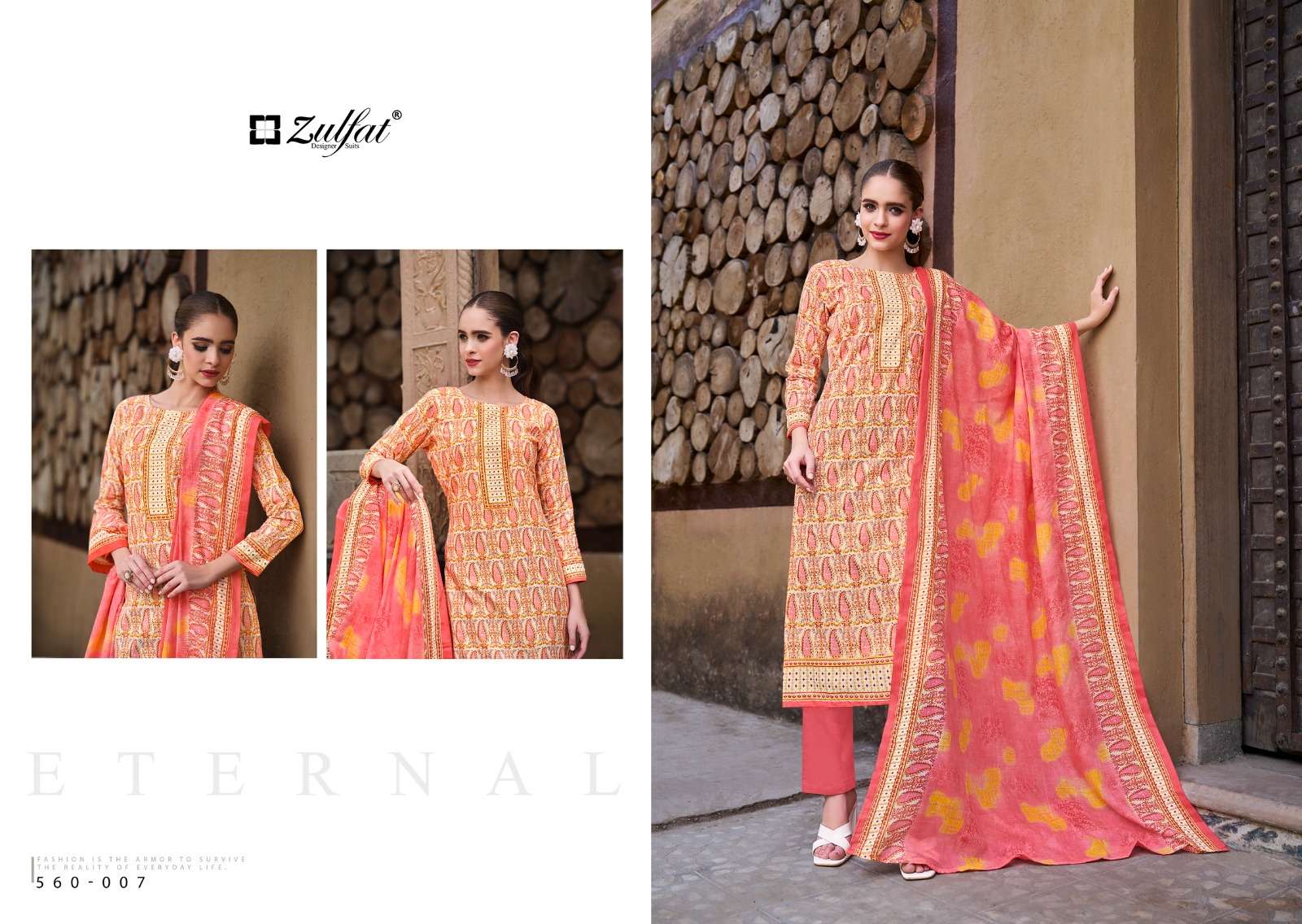 ZULFAT DESIGNER SUITS ZOHRA VOL 3