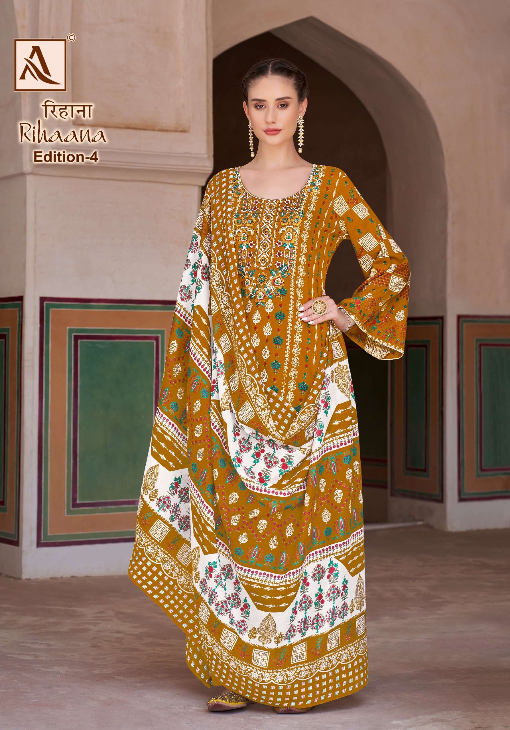 ALOK SUITS RIHAANA VOL 4 