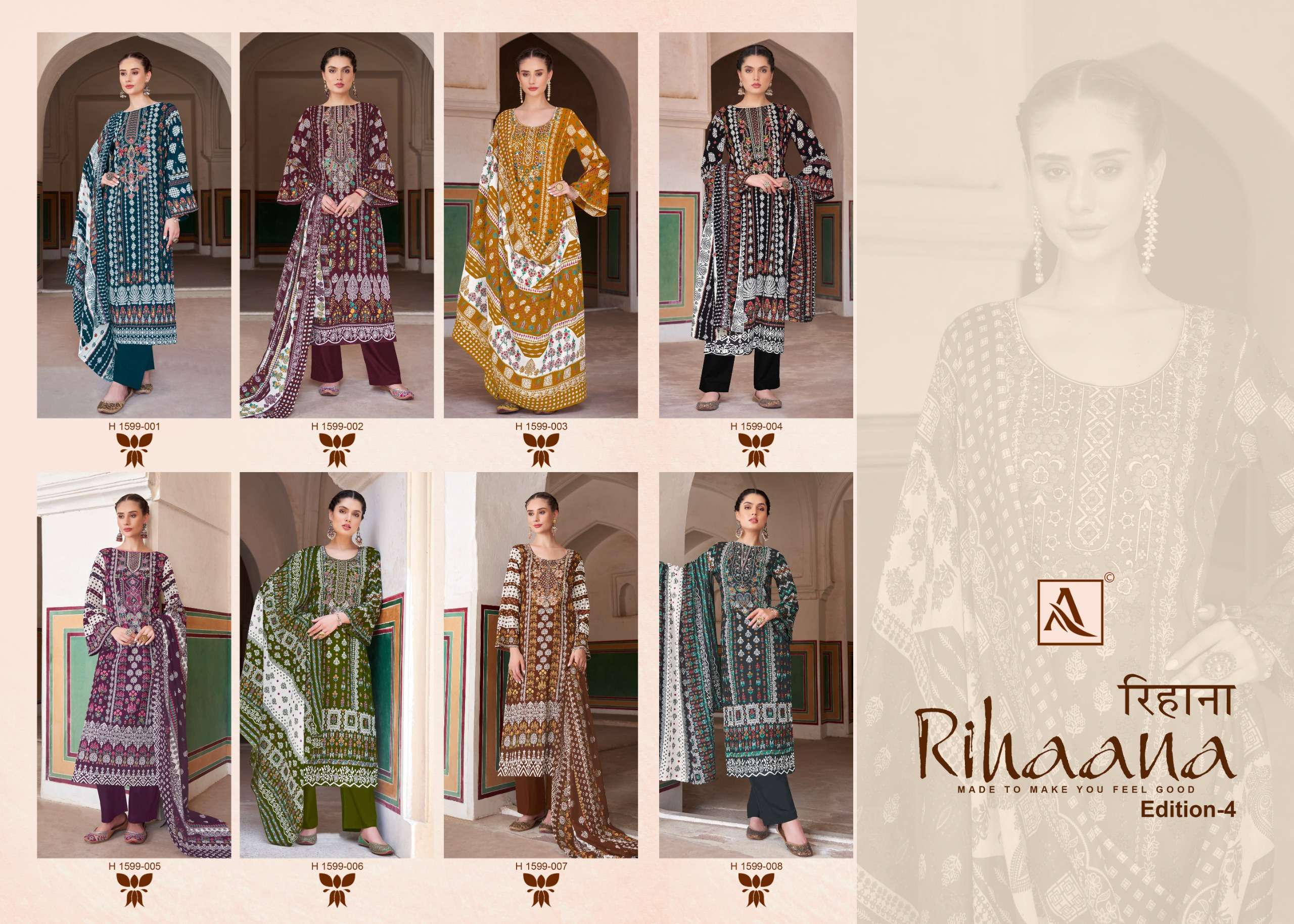 ALOK SUITS RIHAANA VOL 4 