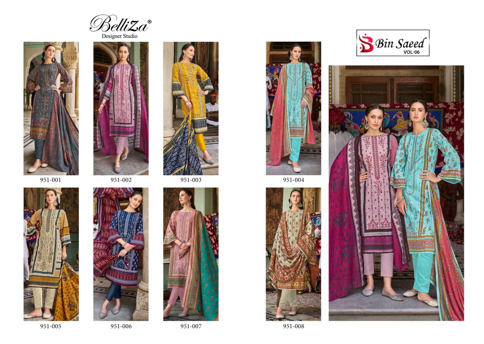 BELLIZA DESIGNER STUDIO BIN SAEED VOL 6 