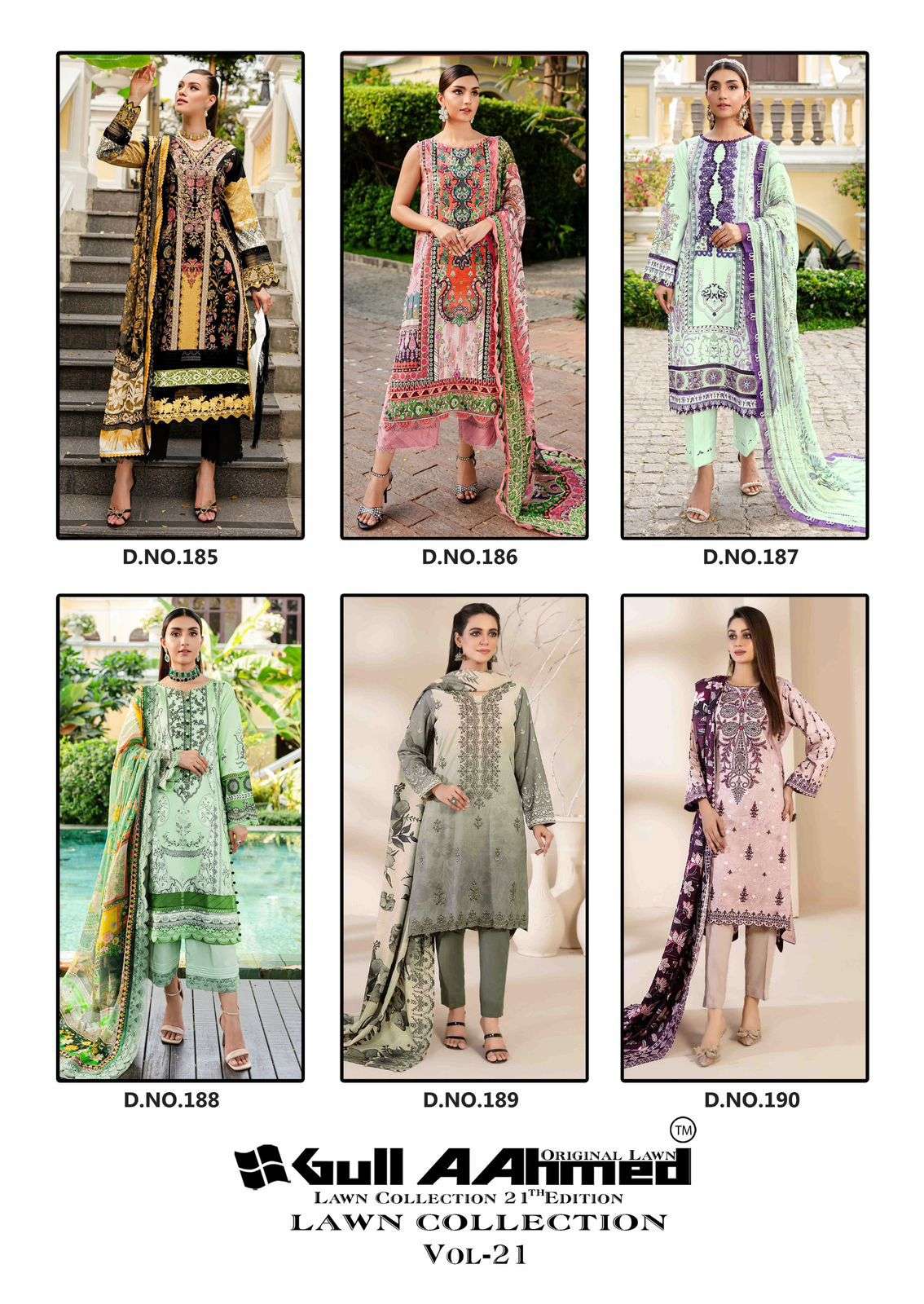 GULL AAHMED LAWN COLLECTION VOL 21 