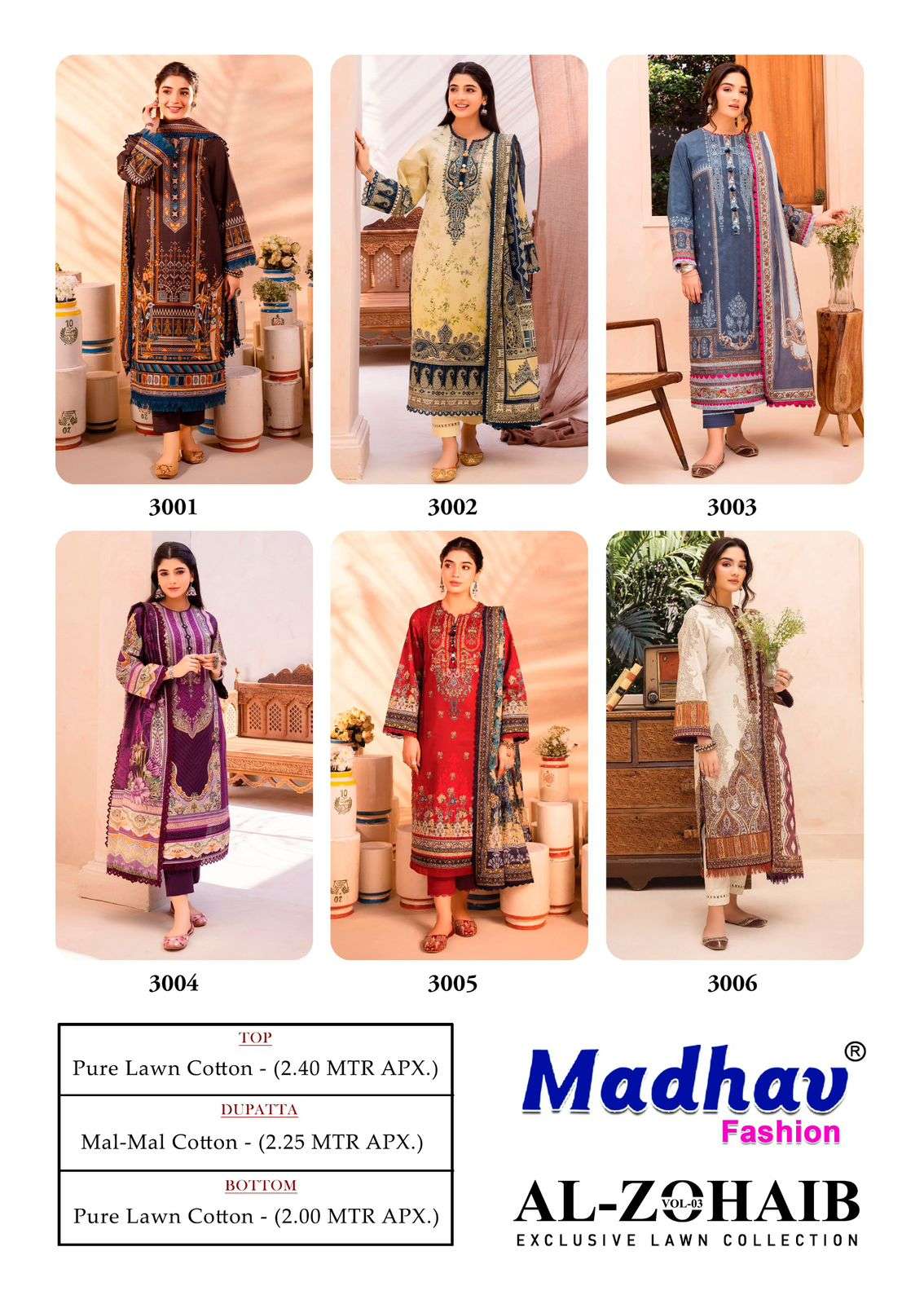 MADHAV FASHION AL ZOHAIB VOL 3