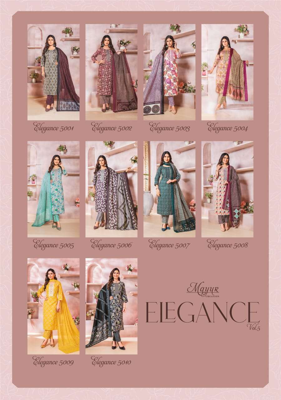 MAYUR CREATION ELEGANCE VOL 5 