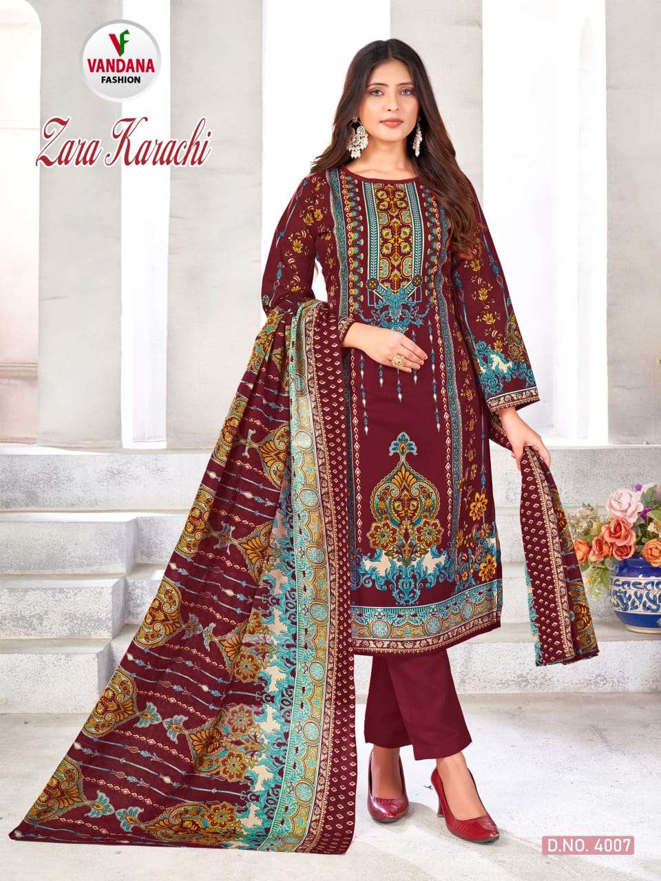 VANDANA FASHION ZARA KARACHI VOL 4 