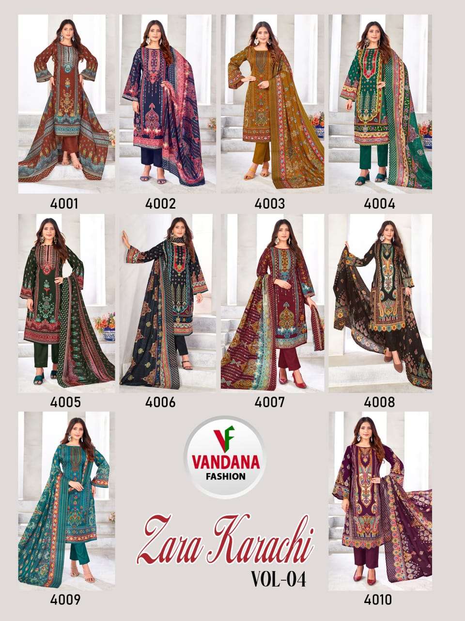 VANDANA FASHION ZARA KARACHI VOL 4 