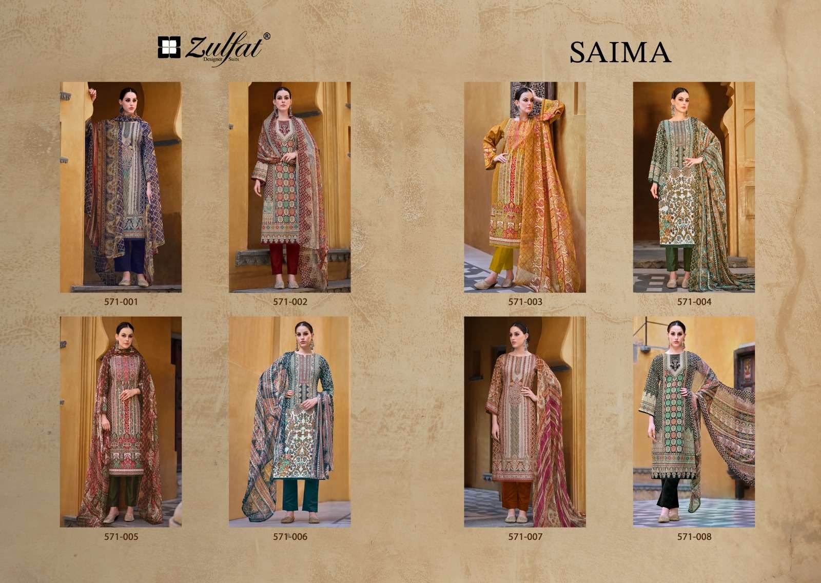 ZULFAT DESIGNER SUITS SAIMA