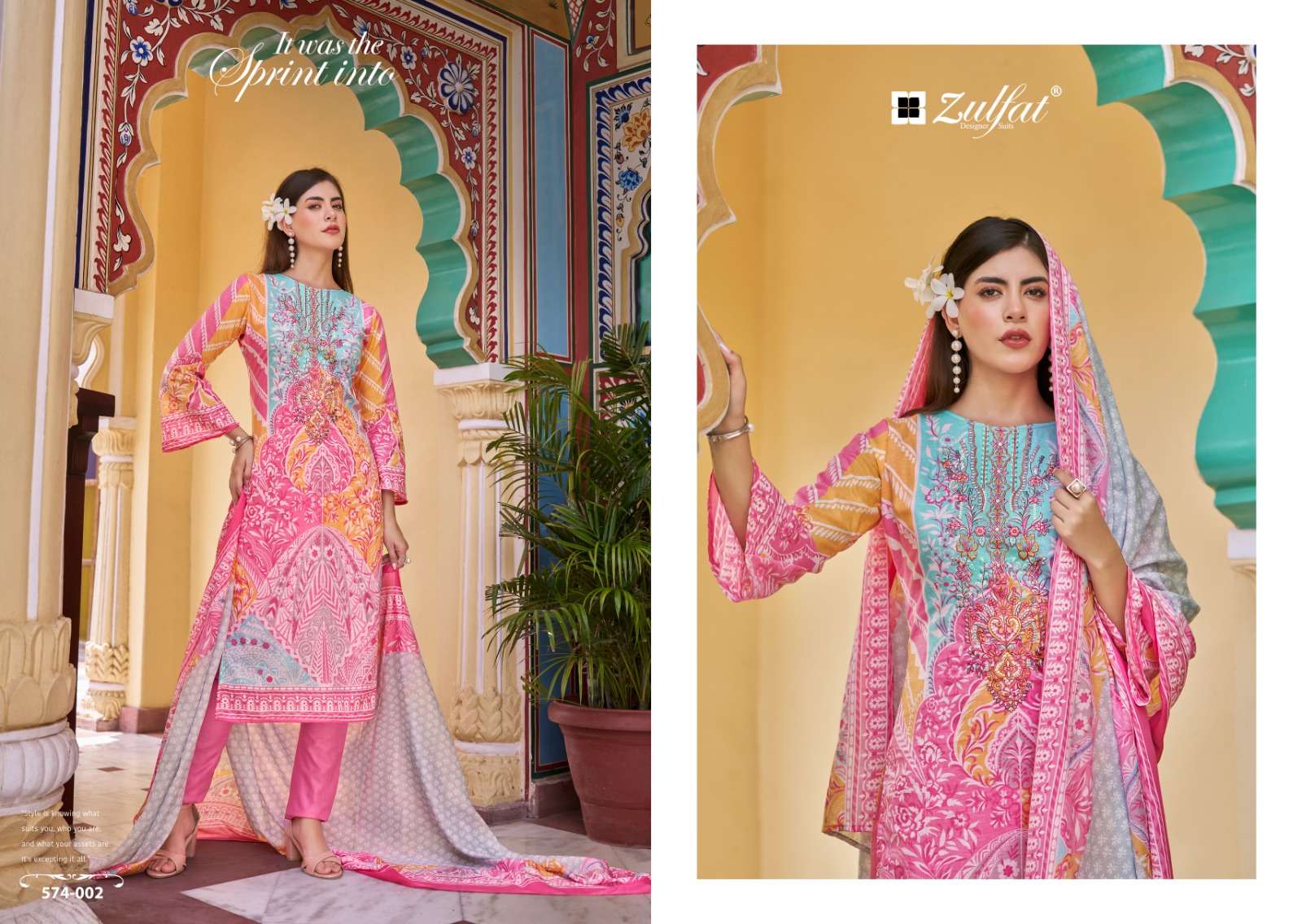 ZULFAT DESIGNER SUITS SHABAD 