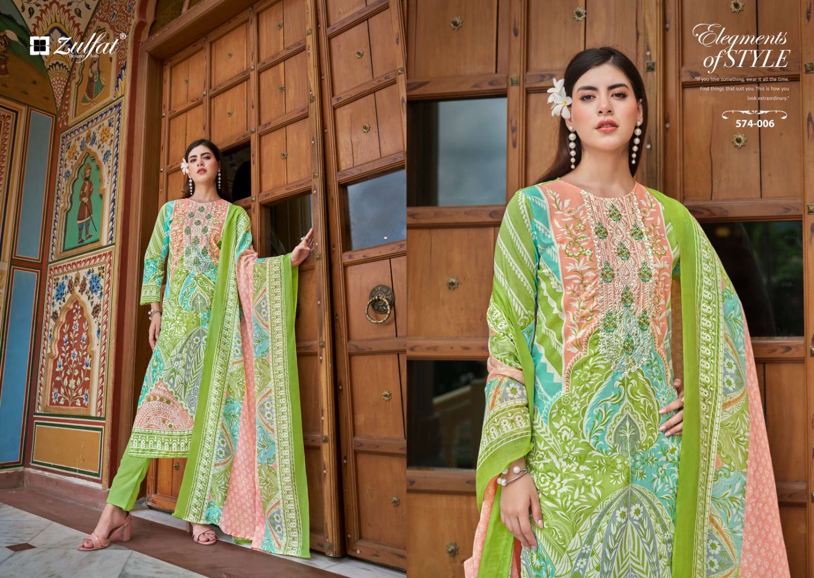 ZULFAT DESIGNER SUITS SHABAD 