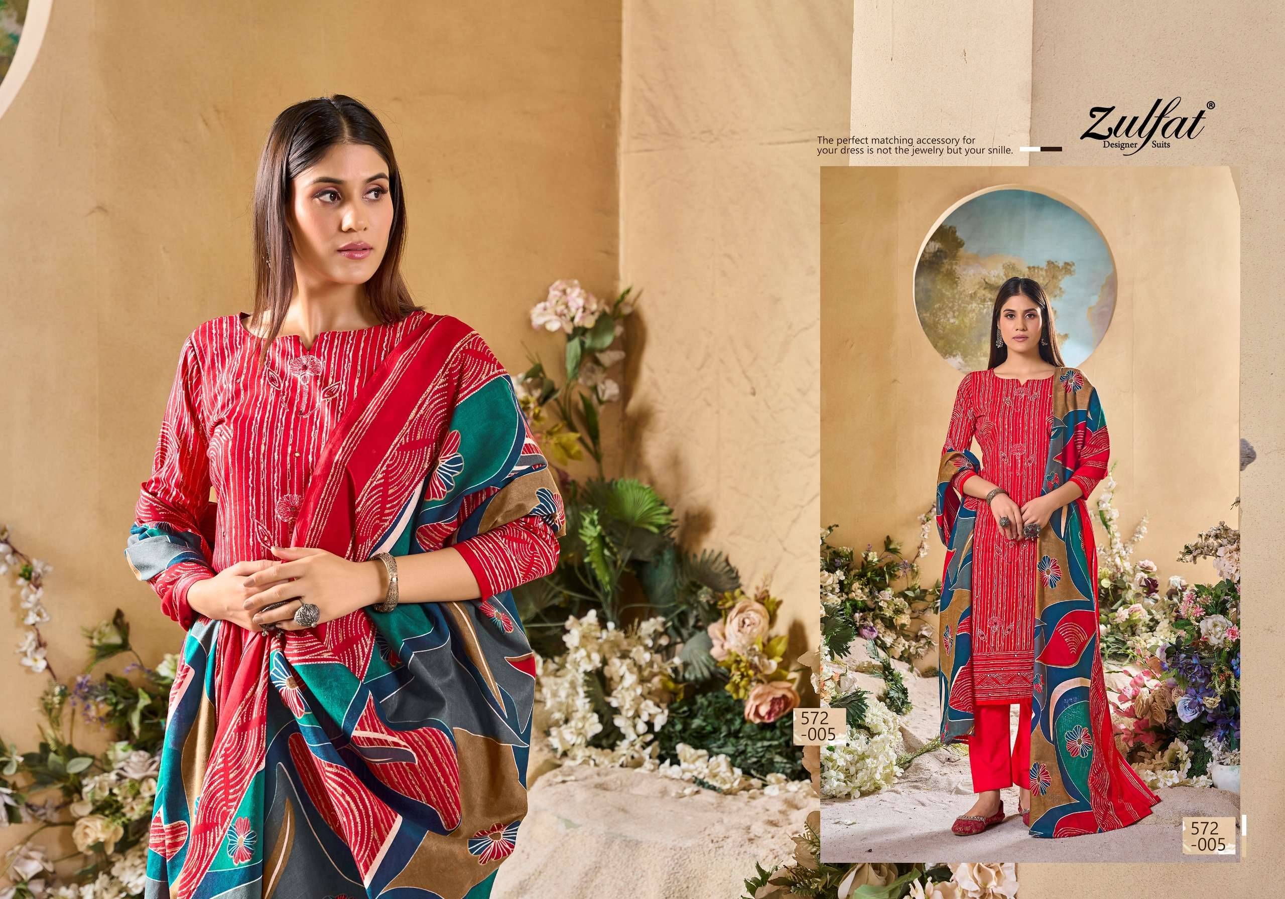 ZULFAT DESIGNER SUITS TANIA VOL 5
