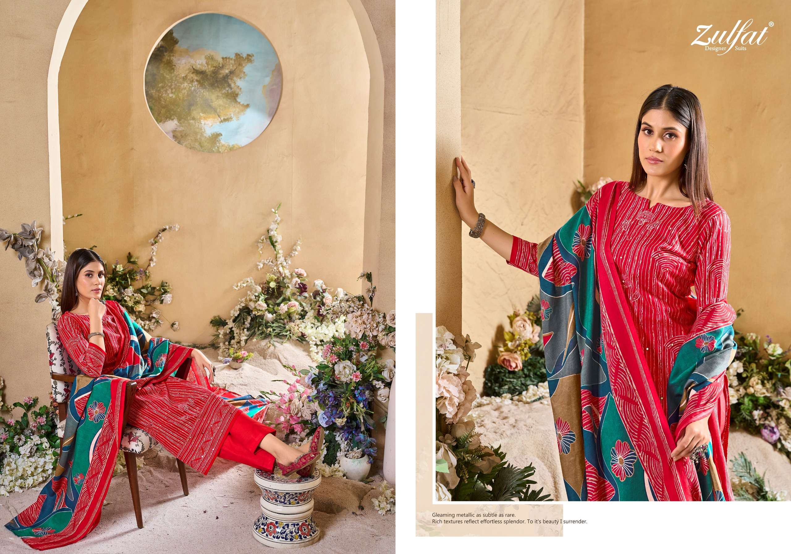 ZULFAT DESIGNER SUITS TANIA VOL 5