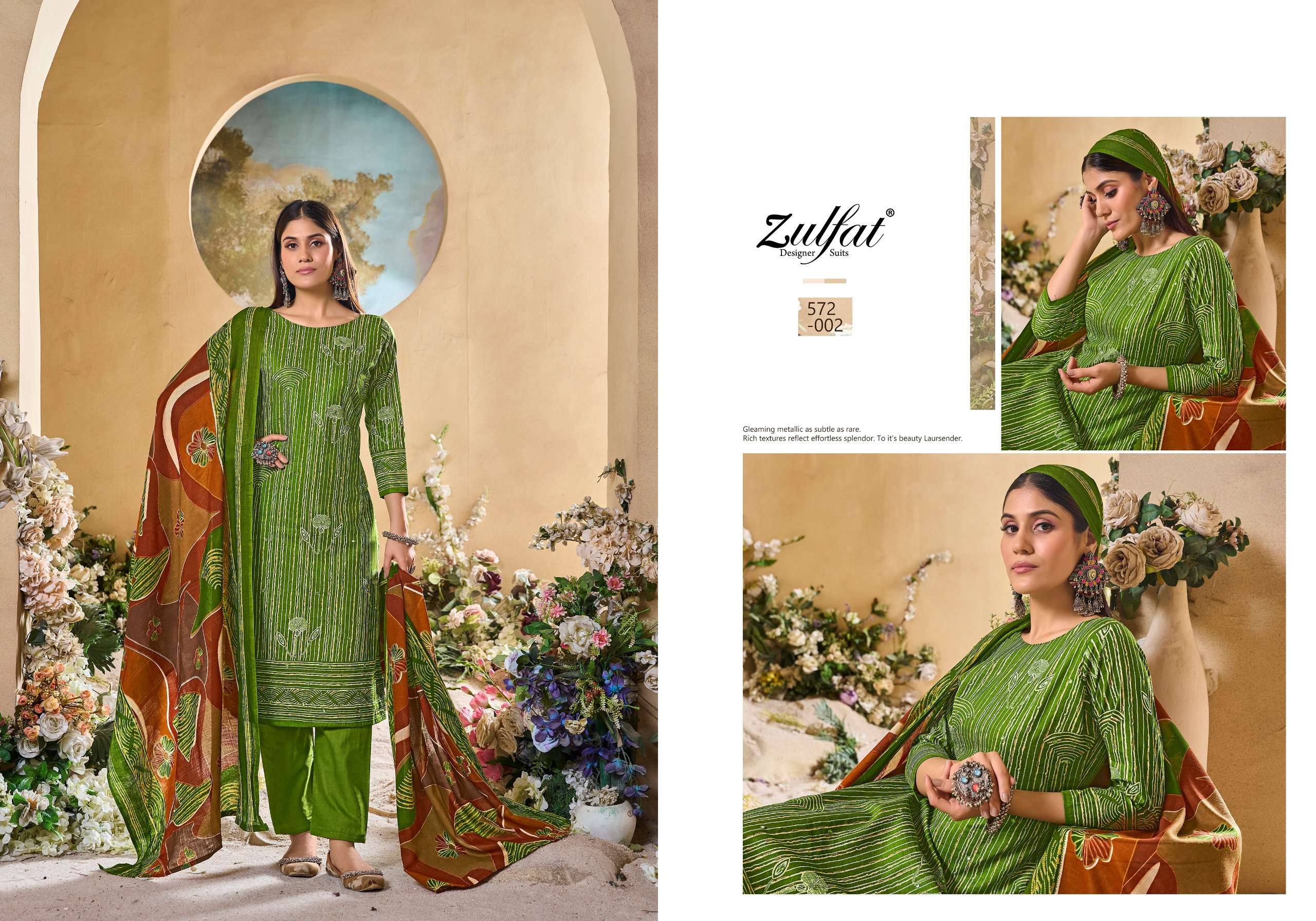 ZULFAT DESIGNER SUITS TANIA VOL 5
