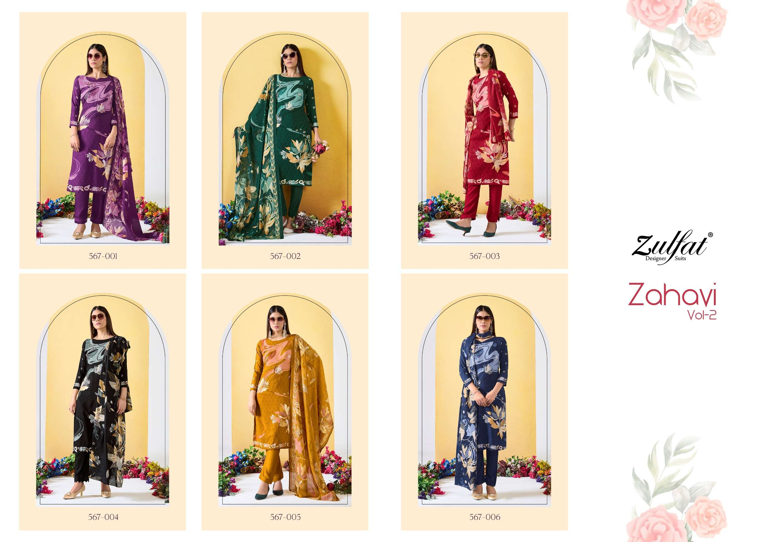 ZULFAT DESIGNER SUITS ZAHAVI VOL 2