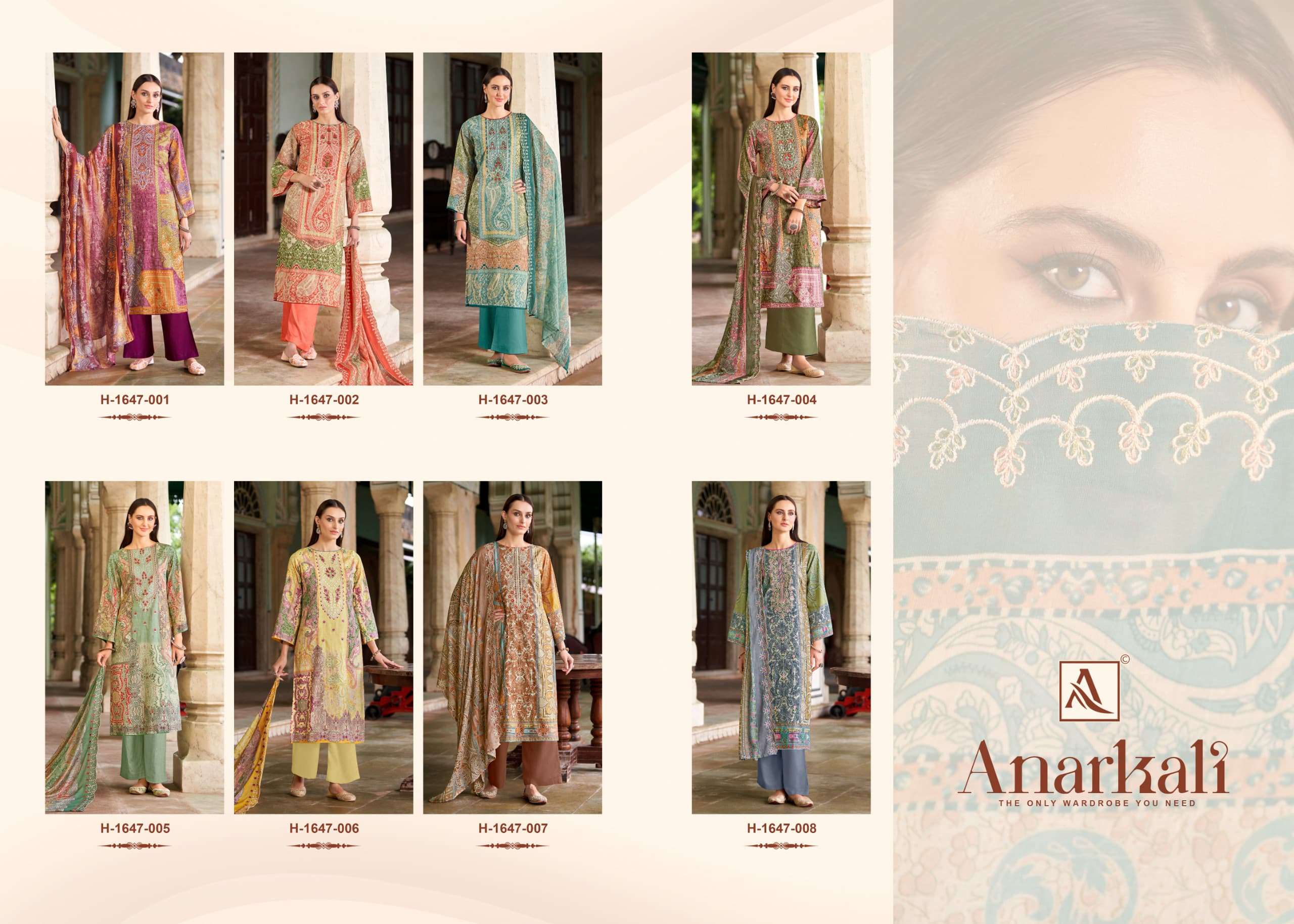 ALOK SUITS ANARKALI 