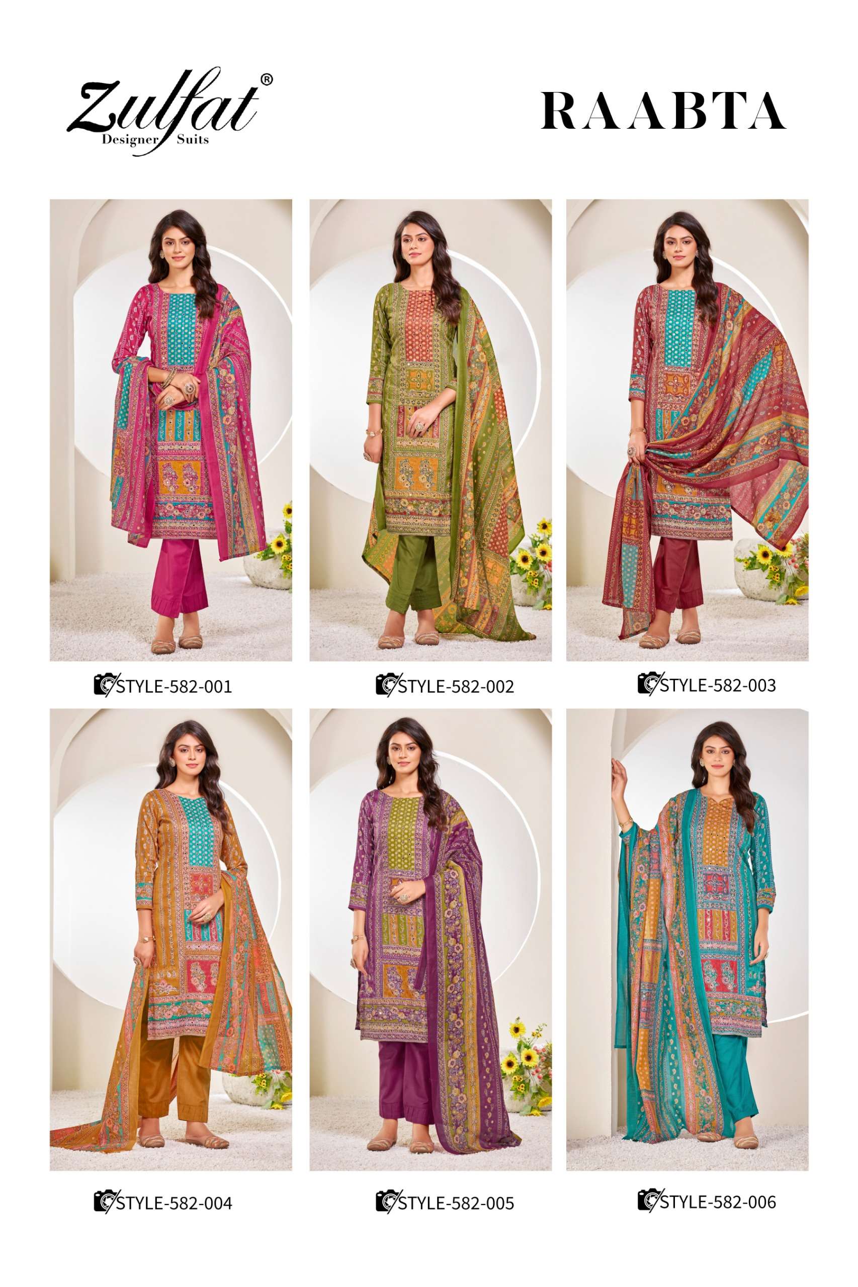 ZULFAT DESIGNER SUITS RAABTA 