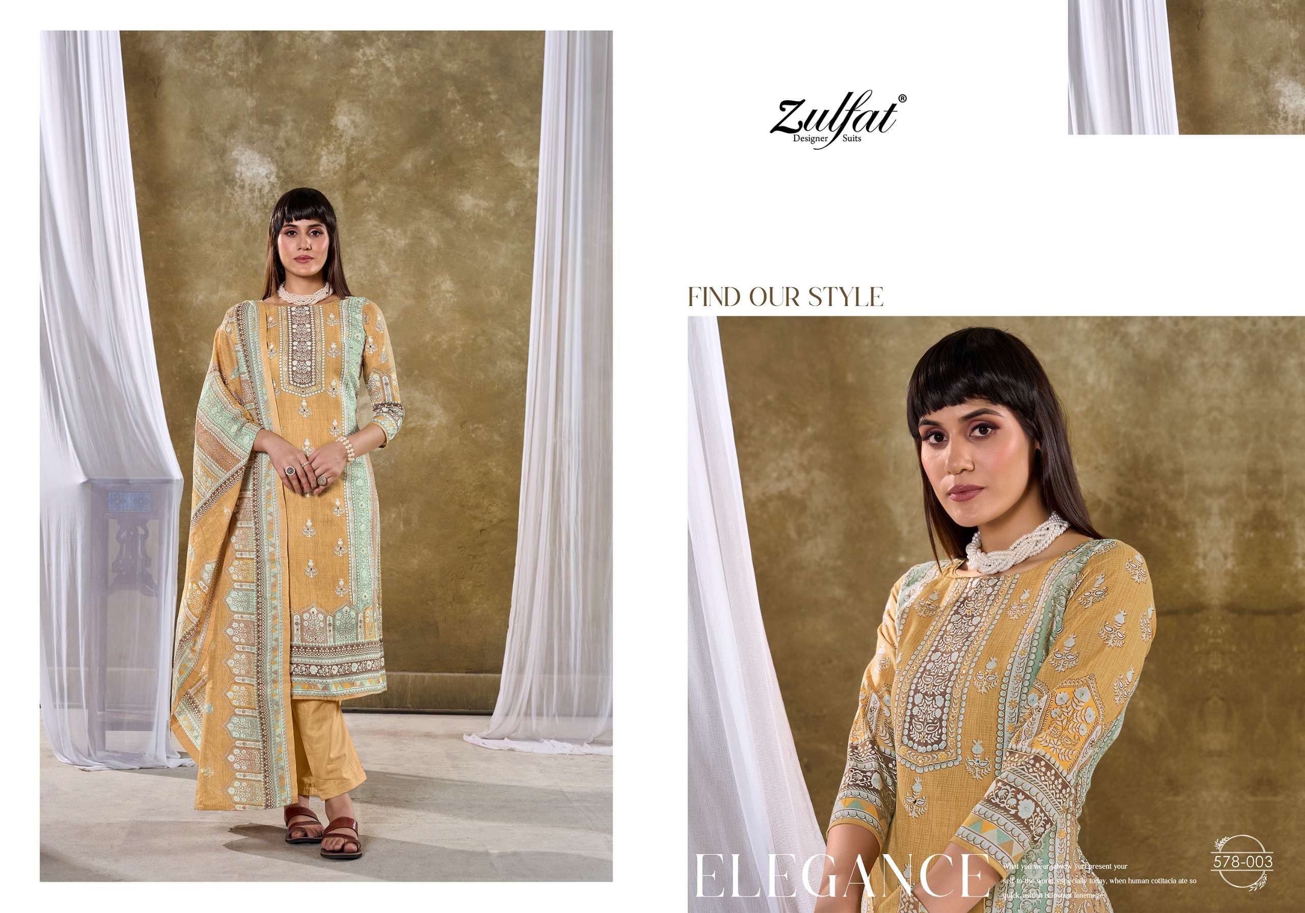 ZULFAT DESIGNER SUITS SUMMER SWAG VOL 3 