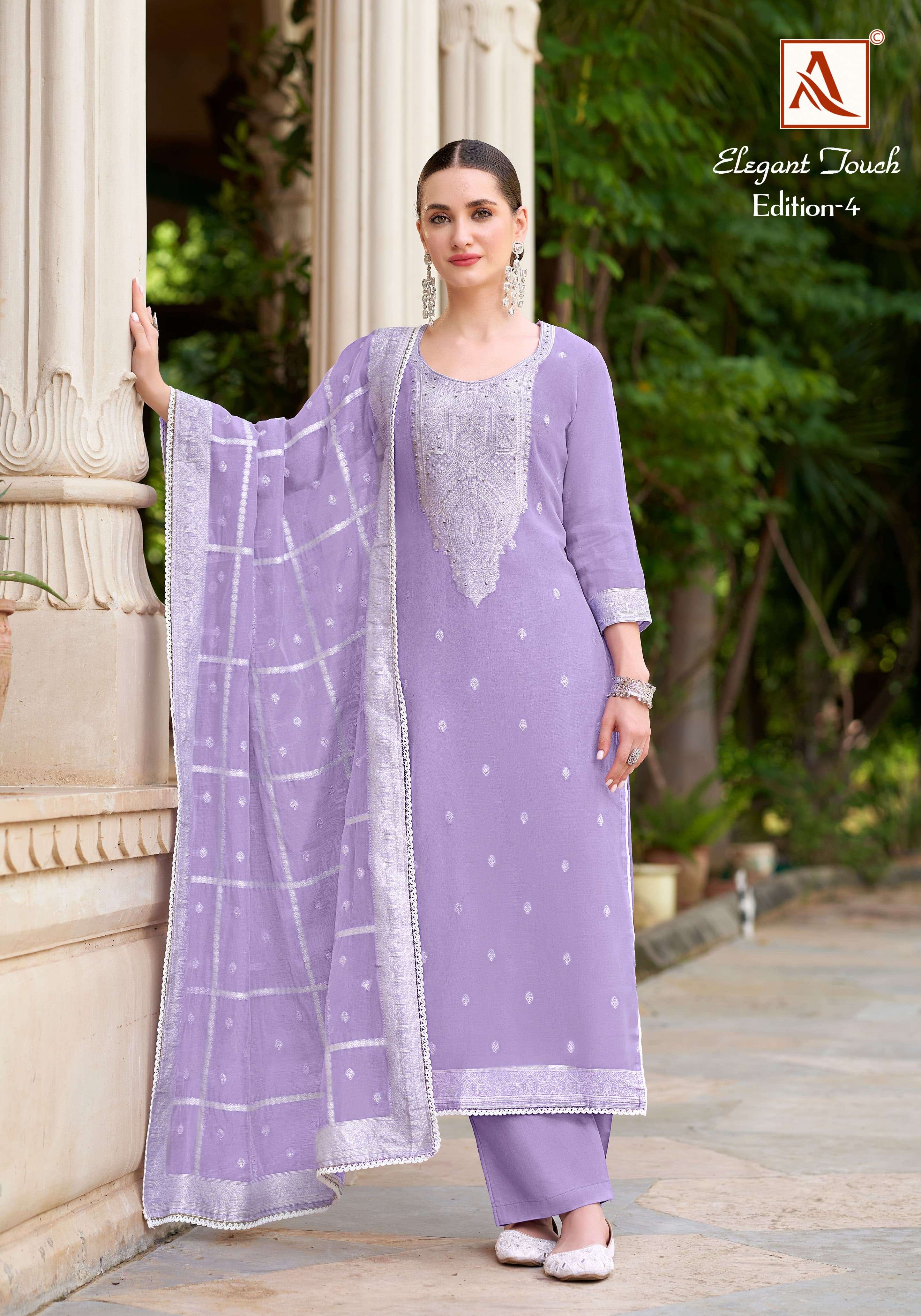 ALOK SUITS ELEGANT TOUCH VOL 4