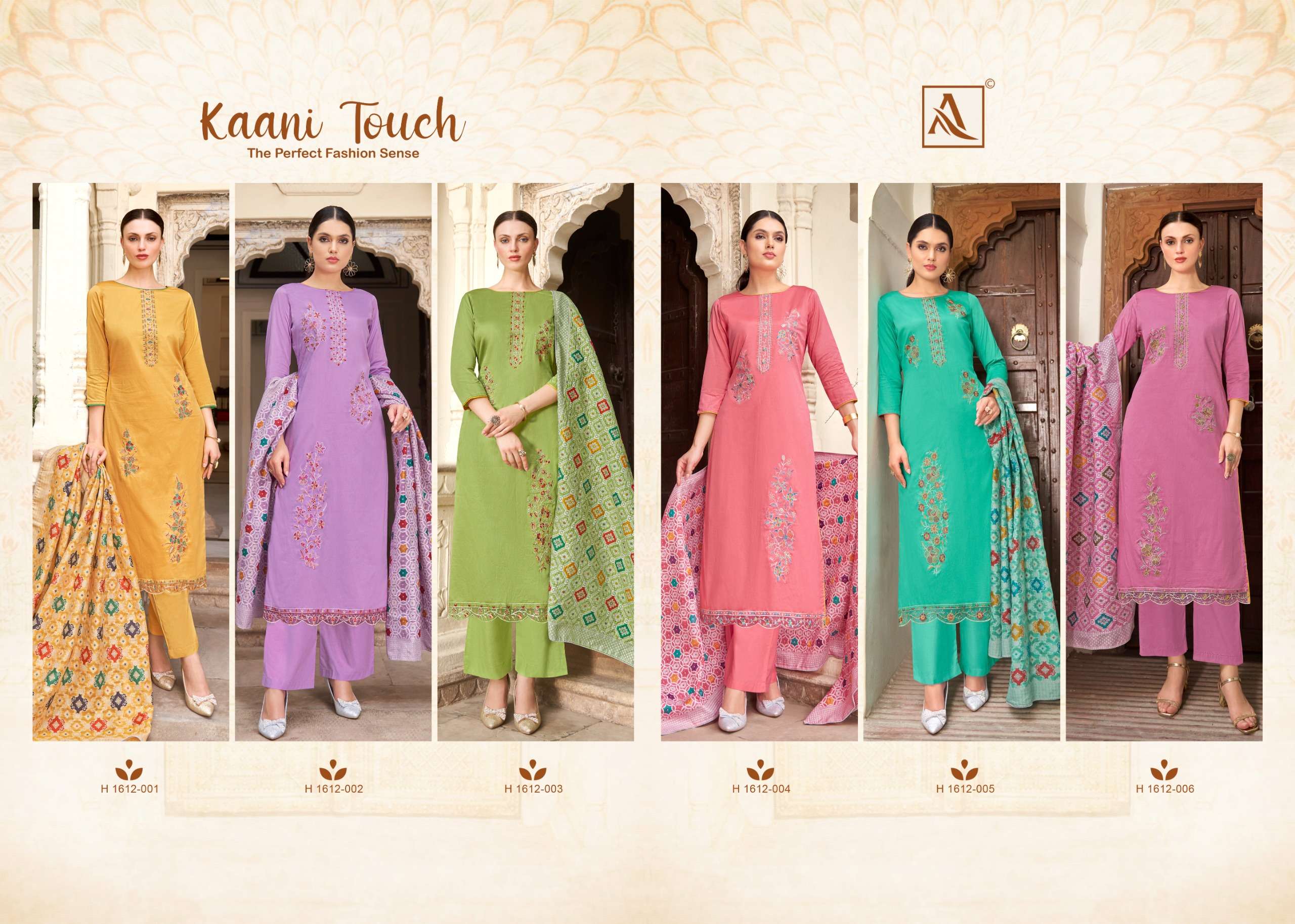 ALOK SUITS KAANI TOUCH 