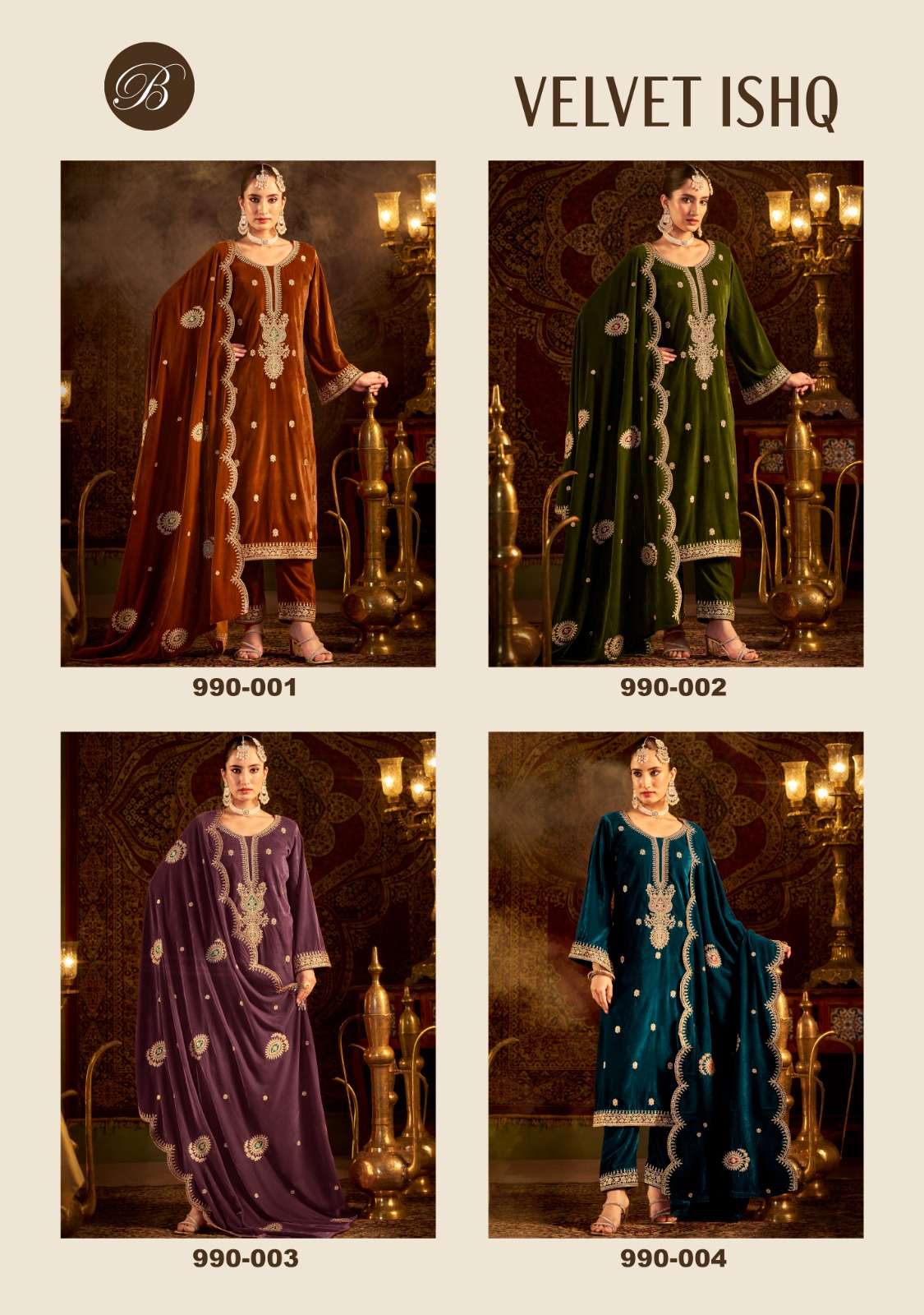 BELLIZA DESIGNER STUDIO VELVET ISHQ