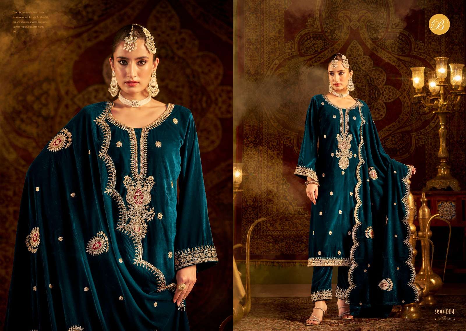 BELLIZA DESIGNER STUDIO VELVET ISHQ